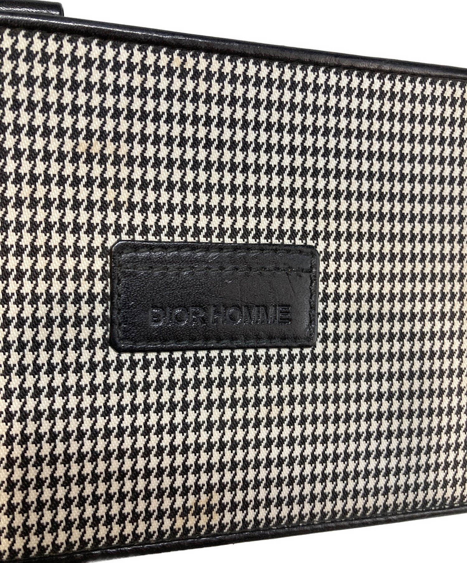 中古・古着通販】Dior Homme (ディオール オム) 千鳥格子柄2つ折り財布