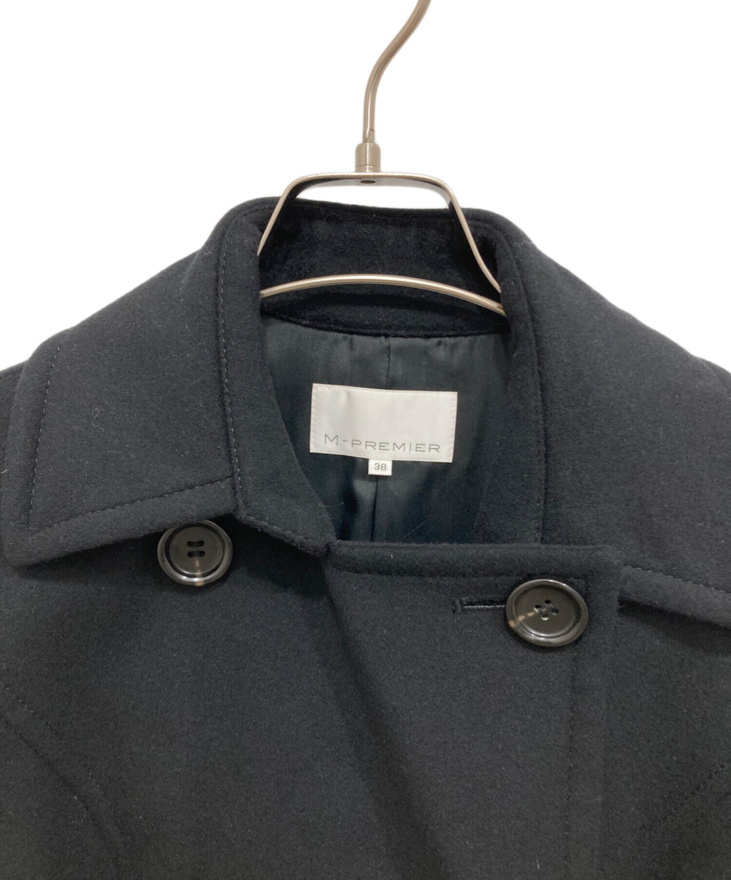 中古・古着通販】M-premier (エムプルミエ) カシミヤ混ダブルコート