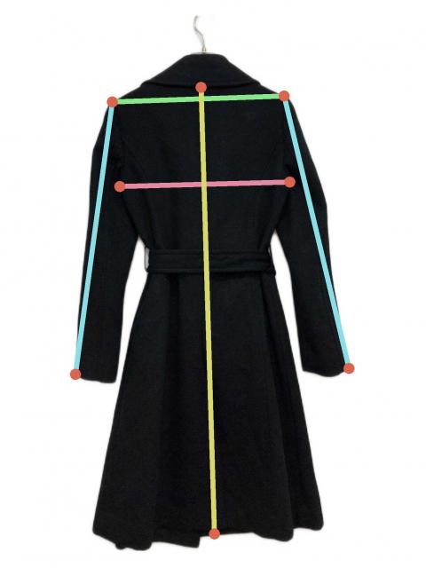 中古・古着通販】M-premier (エムプルミエ) カシミヤ混ダブルコート