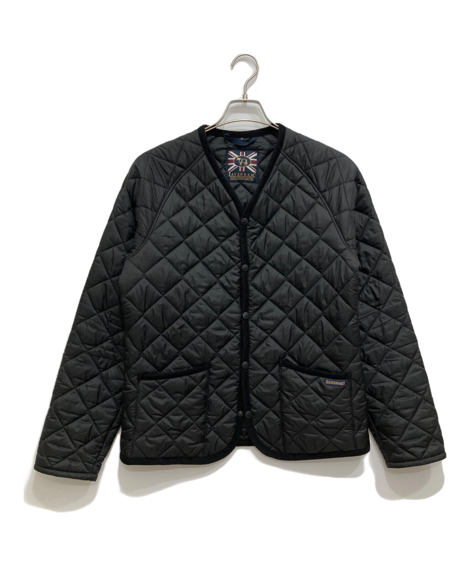 中古・古着通販】LAVENHAM (ラベンハム) ノーカラーキルティング 