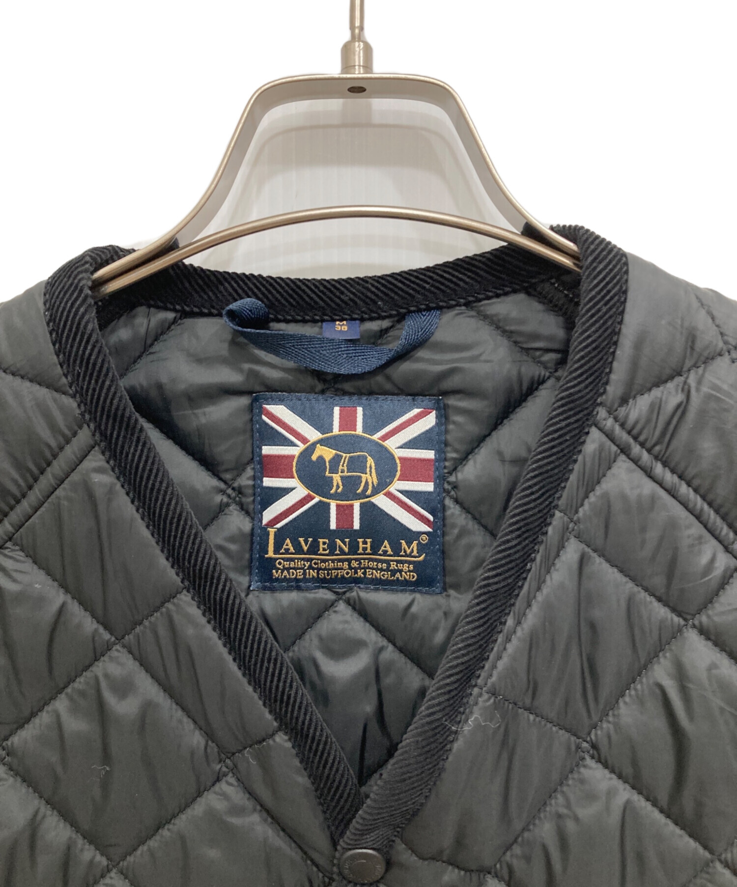 中古・古着通販】LAVENHAM (ラベンハム) ノーカラーキルティング 