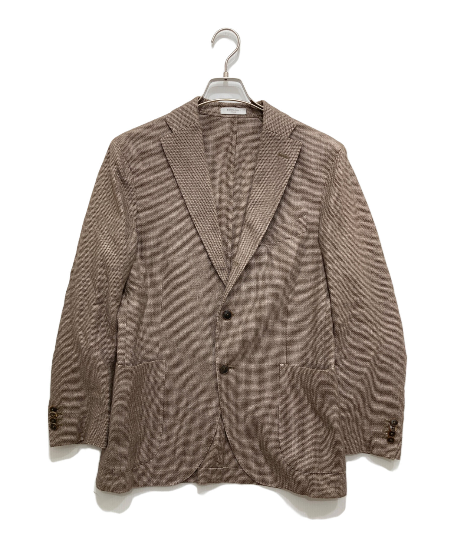 中古・古着通販】BOGLIOLI (ボリオリ) テーラードジャケット ブラウン