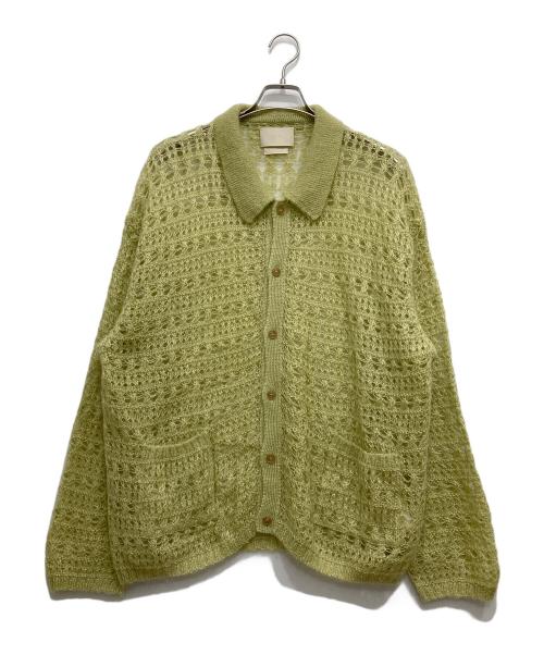 中古・古着通販】YOKE (ヨーク) MOHAIR SILK MESH KNIT SHIRT イエロー