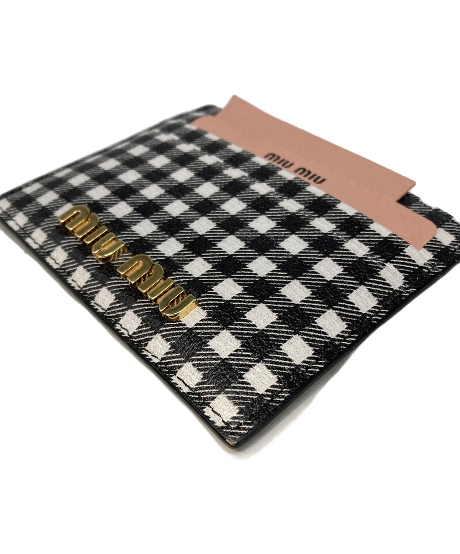 中古・古着通販】MIU MIU (ミュウミュウ) ギンガムチェックカード