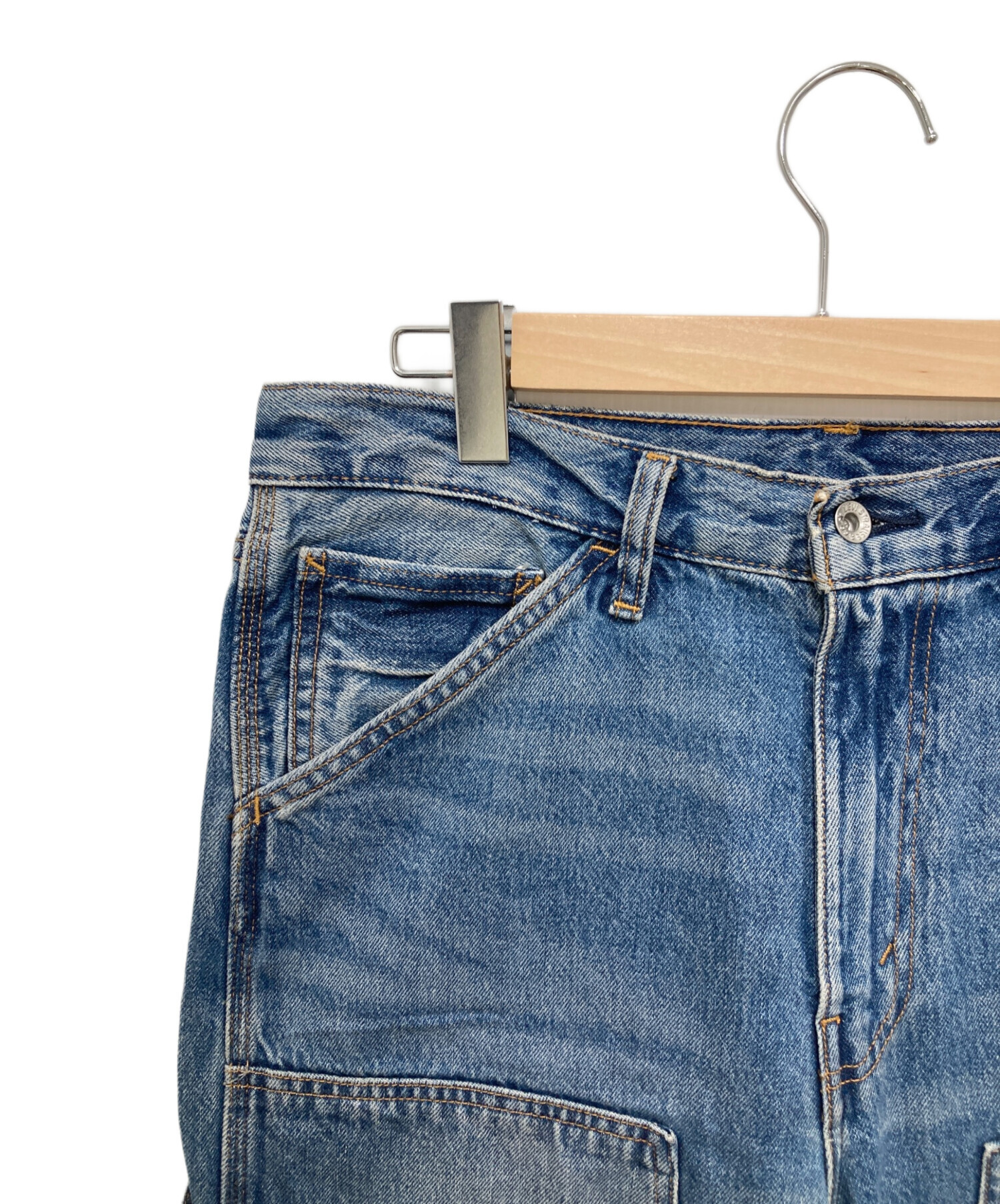 Levi's ダブルニーオーバーオール ブルー 32×32 セール】Levi's