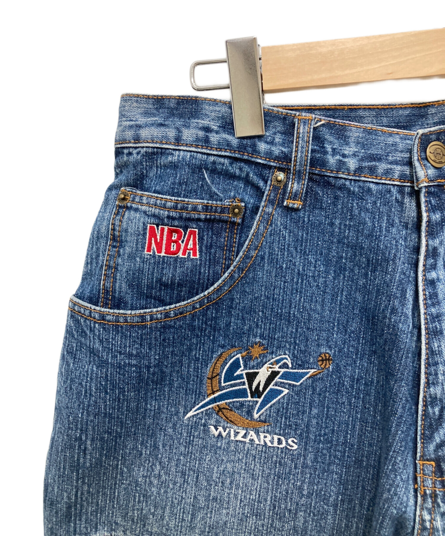 中古・古着通販】unk NBA (アンクエヌビーエー) NBAワッペンデニム