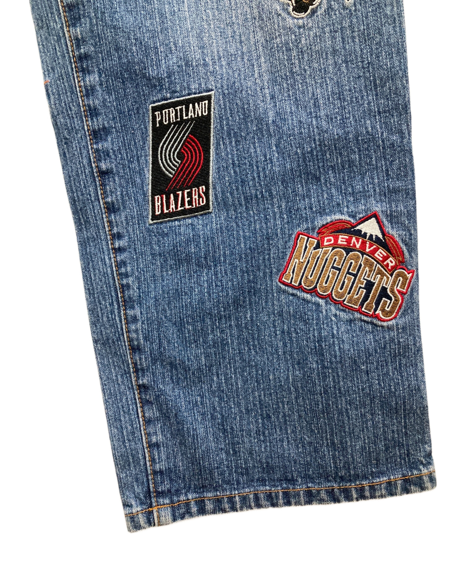 中古・古着通販】unk NBA (アンクエヌビーエー) NBAワッペンデニム