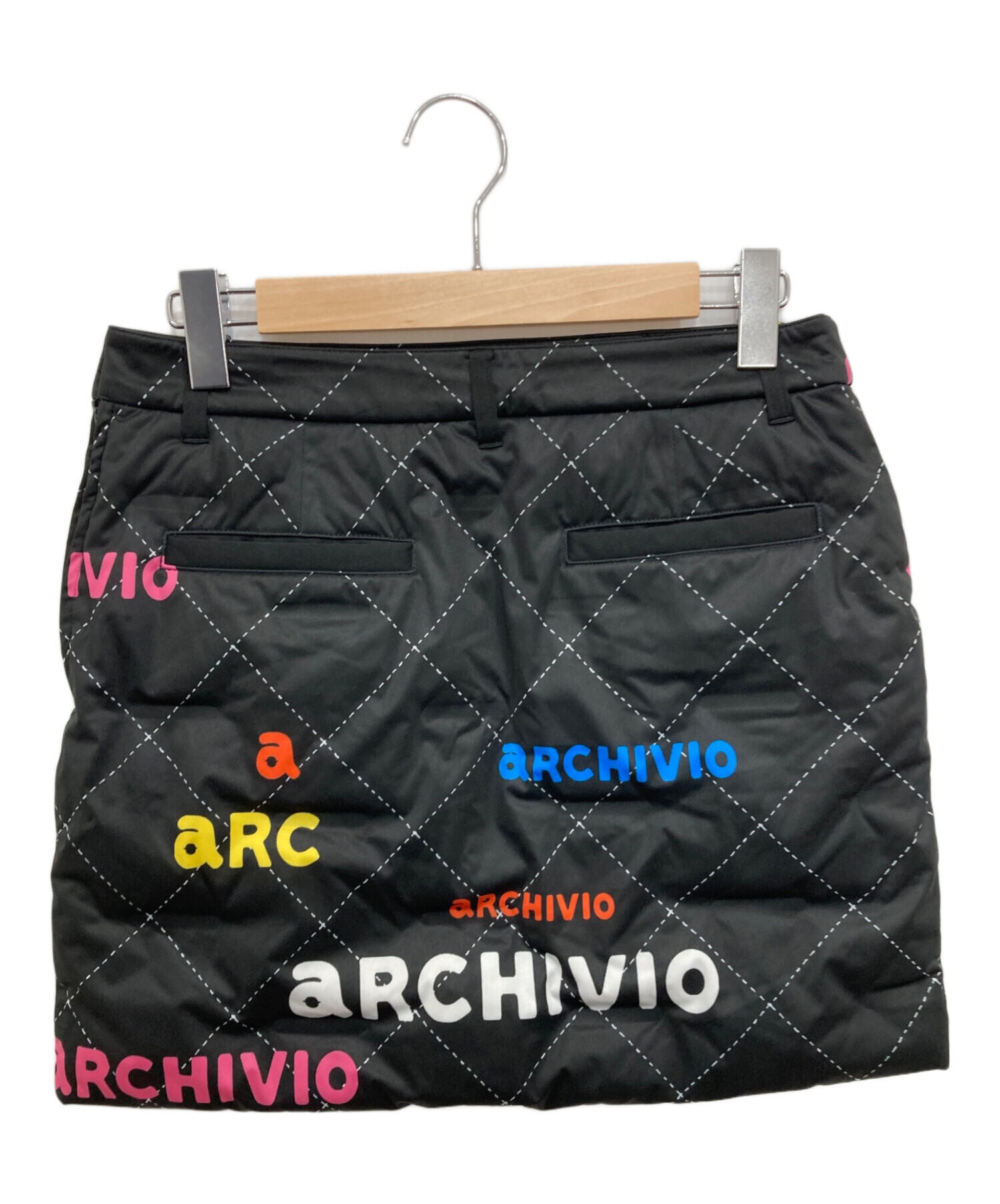 中古・古着通販】archivio (アルチビオ) カラフルロゴ中綿スカート