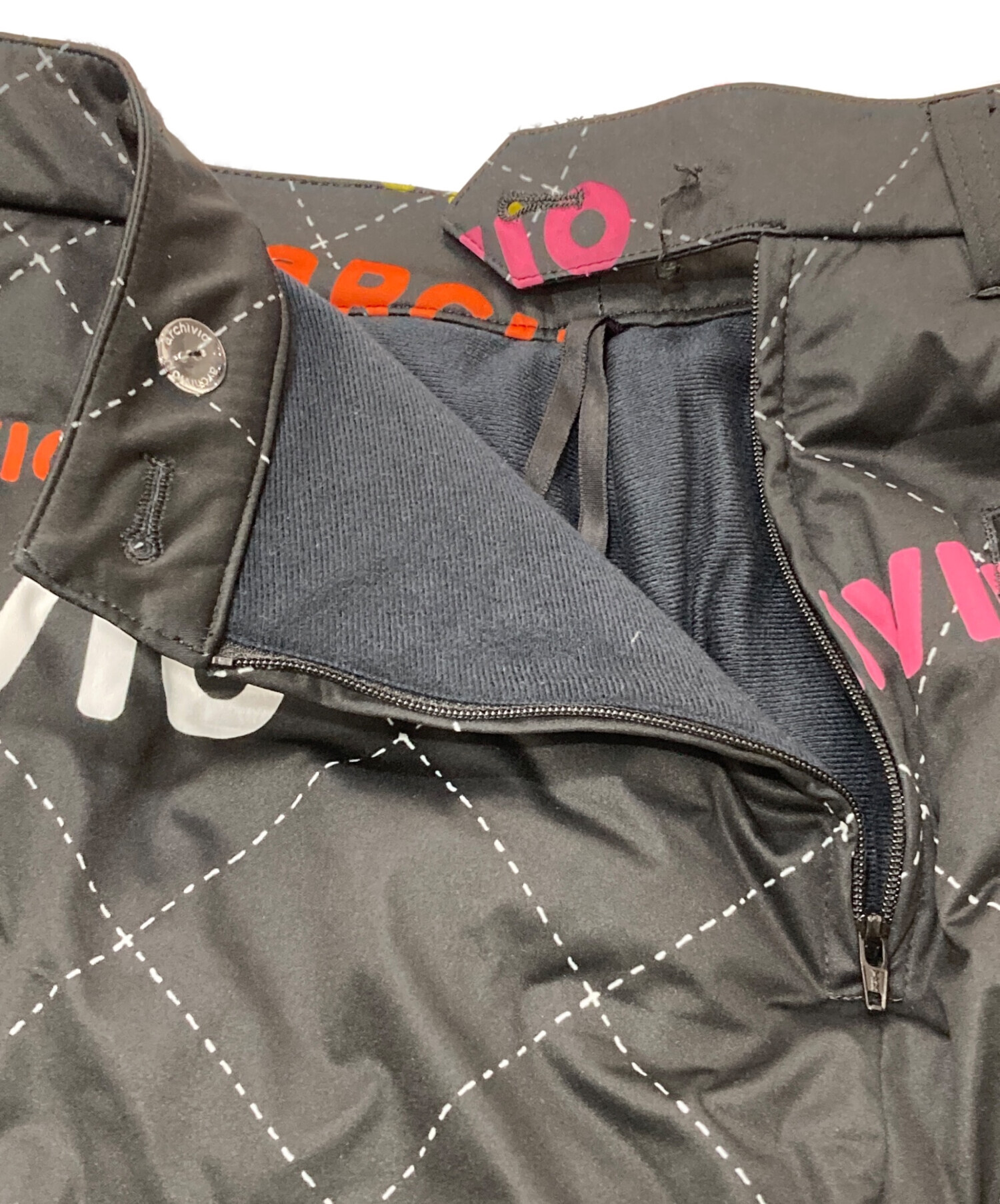 中古・古着通販】archivio (アルチビオ) カラフルロゴ中綿スカート