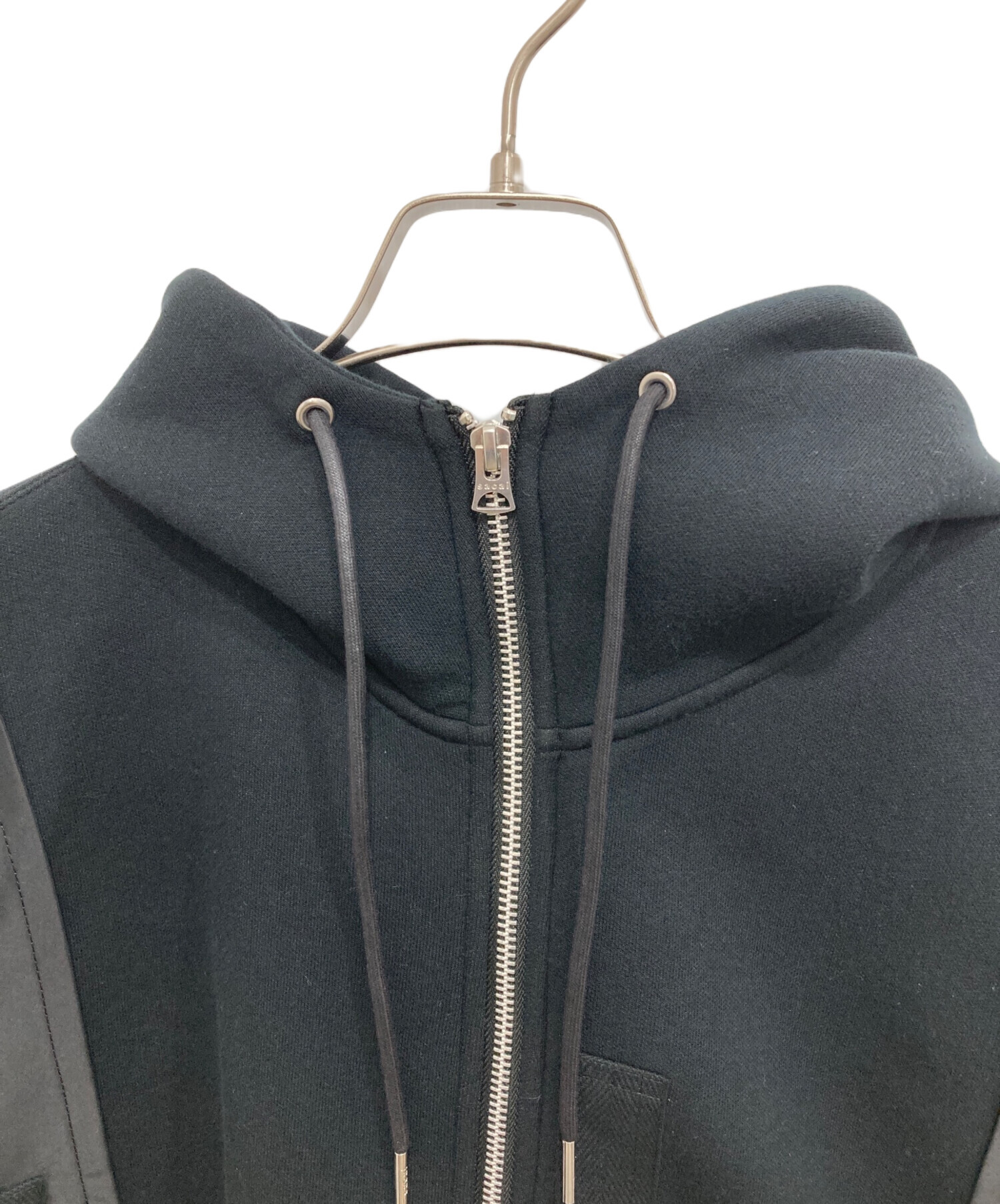 中古・古着通販】sacai (サカイ) Sponge Sweat x Nylon Twill Hoodie