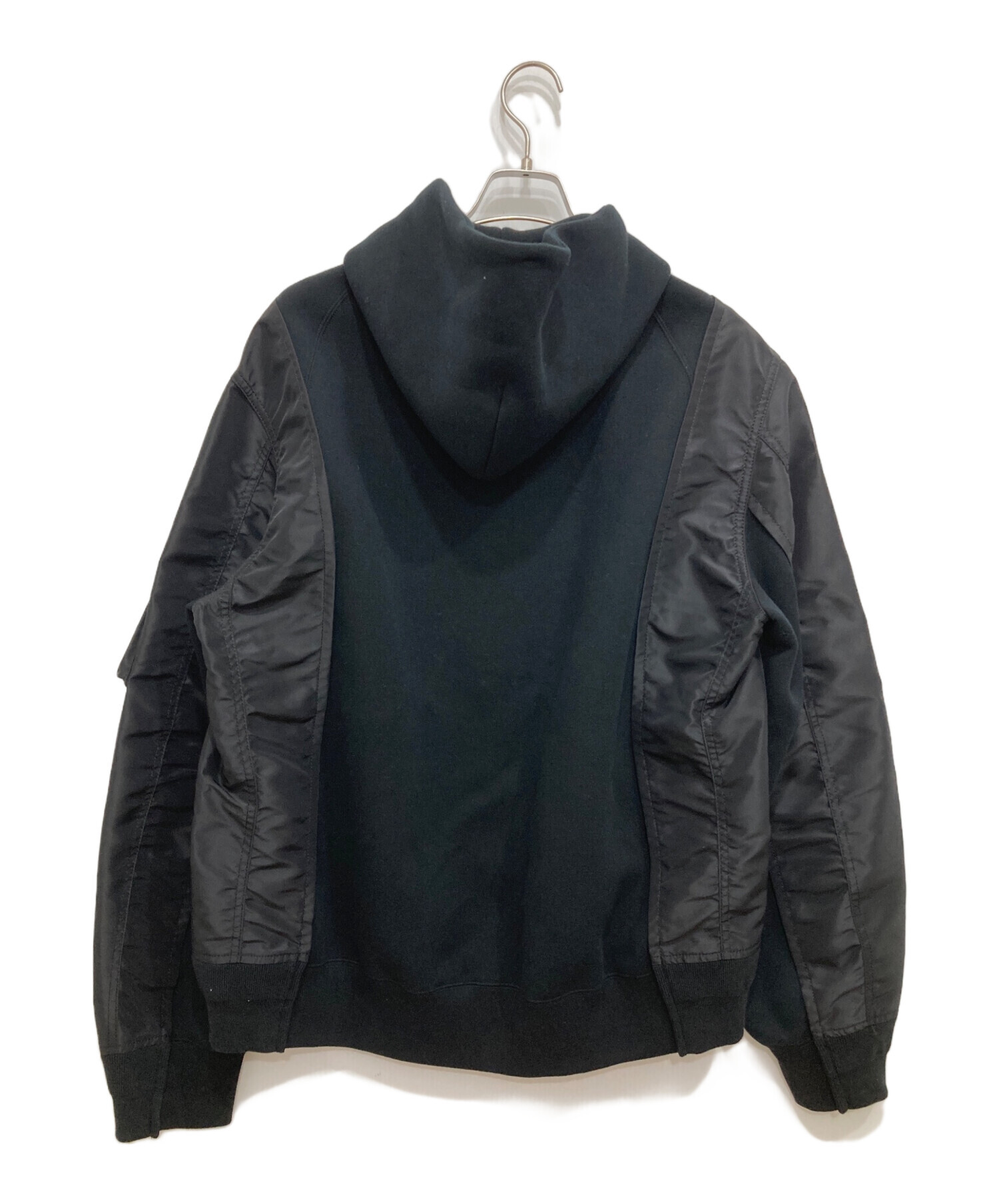 中古・古着通販】sacai (サカイ) Sponge Sweat x Nylon Twill Hoodie