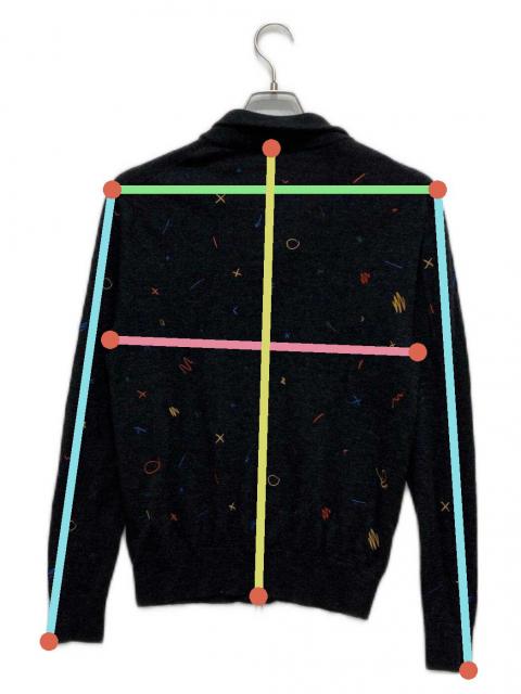 PH1999 現行タグ ポールスミス TRAVEL IN WOOL 中古・古着通販】PAUL SMITH (ポールスミス) ダブルジップニット