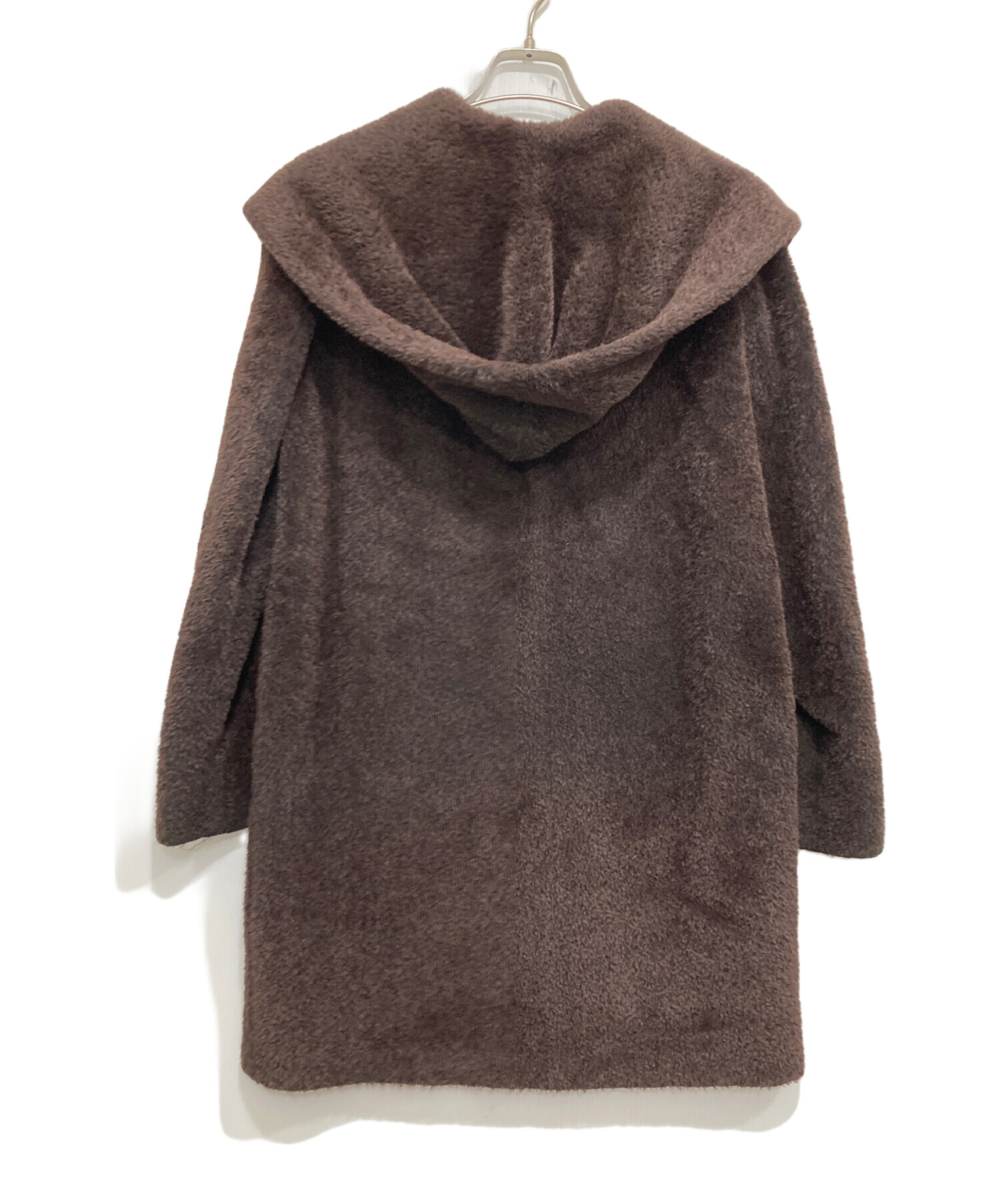 中古・古着通販】MaxMara (マックスマーラ) アルパカコート ブラウン