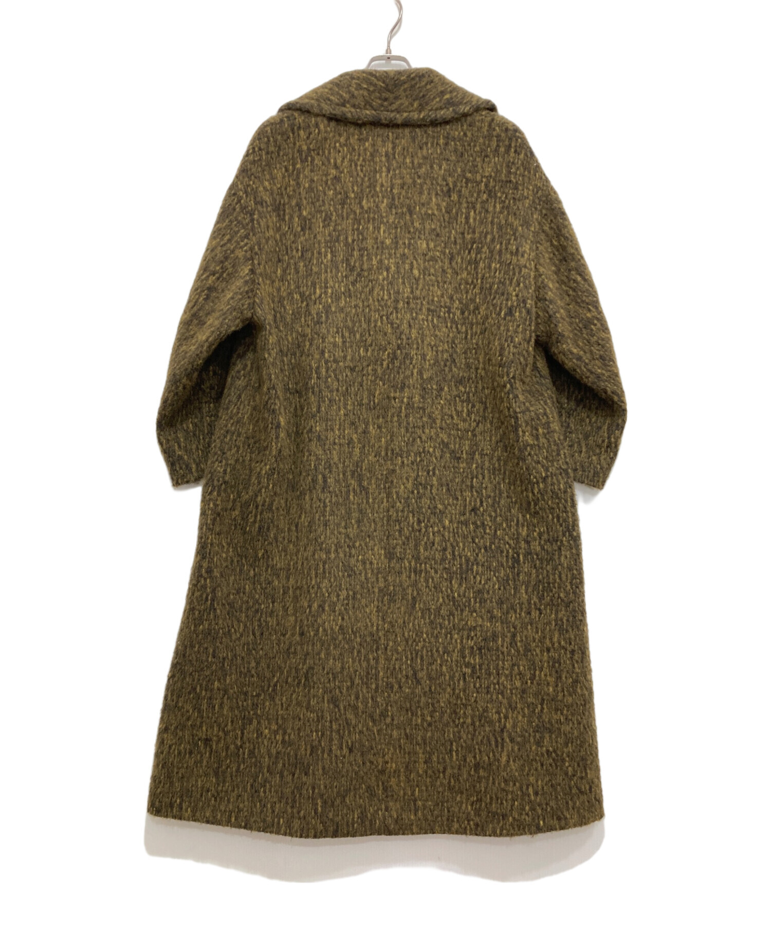 中古・古着通販】CLANE (クラネ) MIX SHAGGY LADY COAT カーキ サイズ