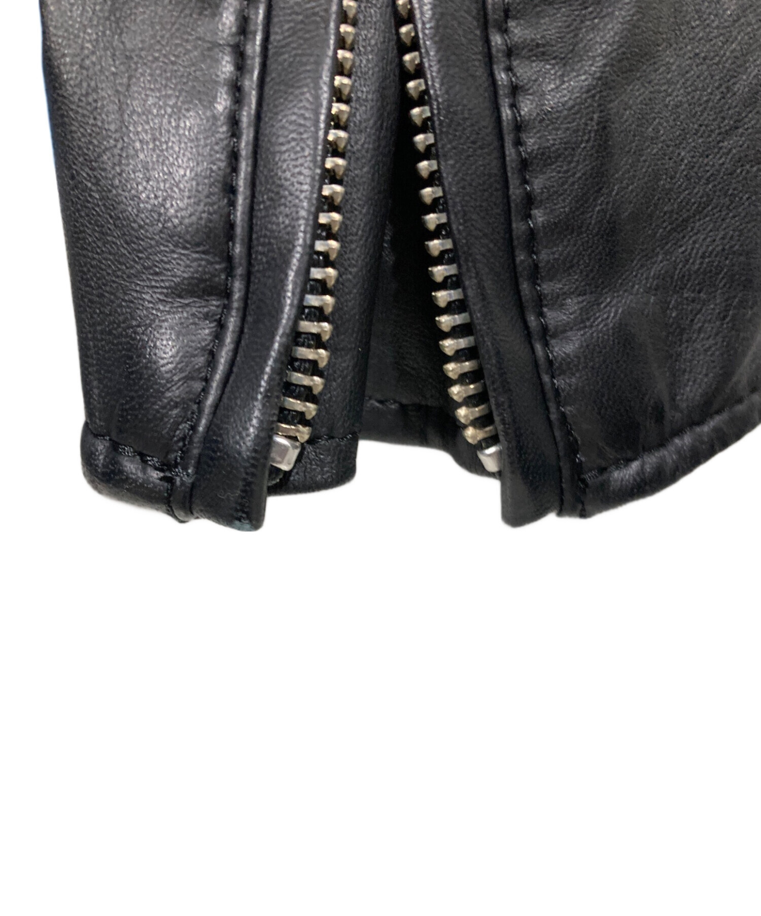 中古・古着通販】Lui's (ルイス) ダブルライダースフェイクレザー