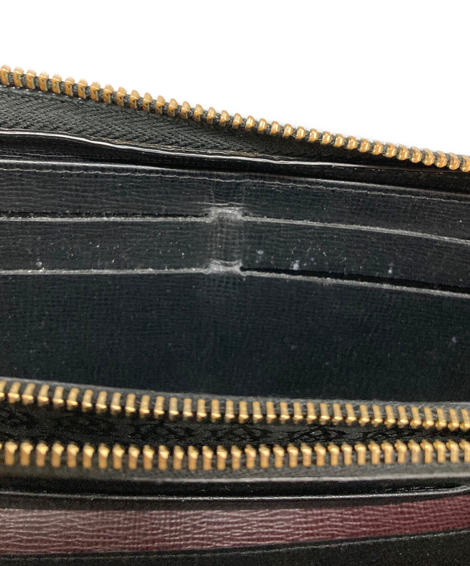 中古・古着通販】dunhill (ダンヒル) ラウンドファスナー長財布