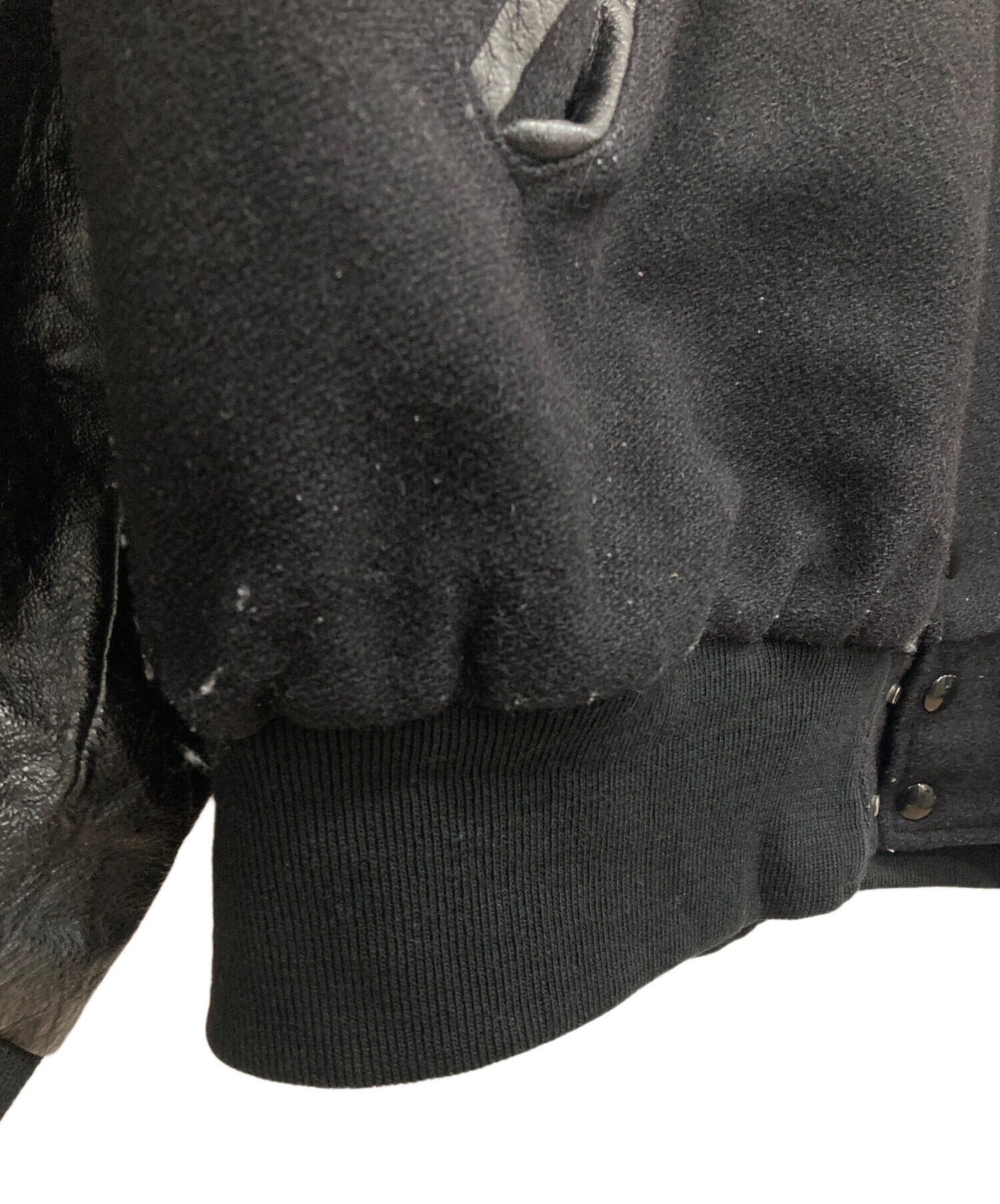 中古・古着通販】Holloway (ホロウェイ) スタジャン ブラック サイズ