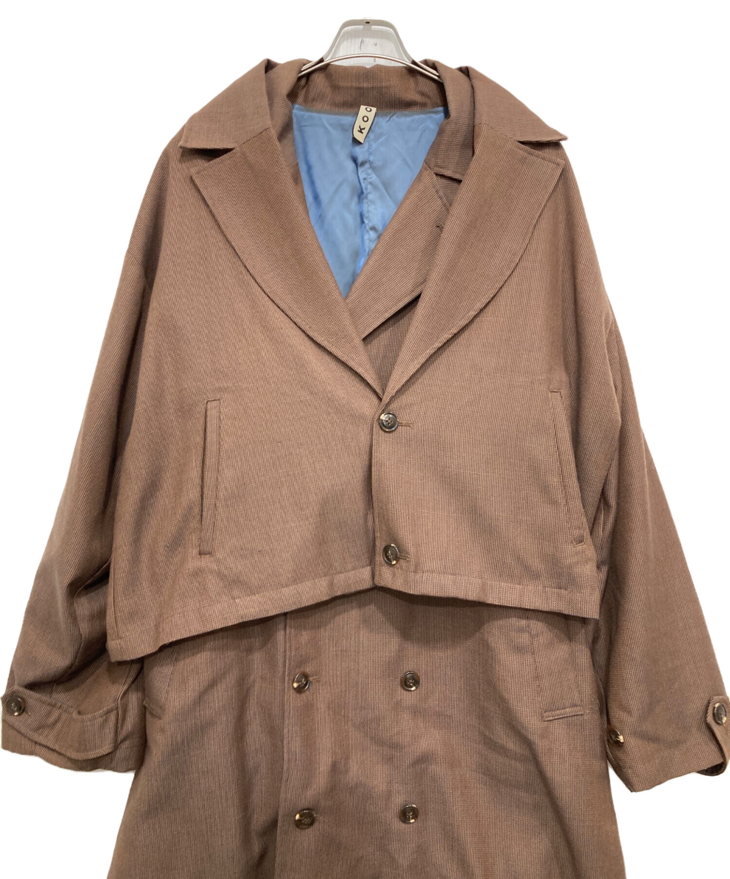 中古・古着通販】KOOI (コーイ) 3WAY レイヤードトレンチコート