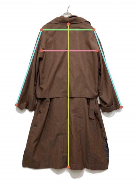 中古・古着通販】KOOI (コーイ) 3WAY レイヤードトレンチコート