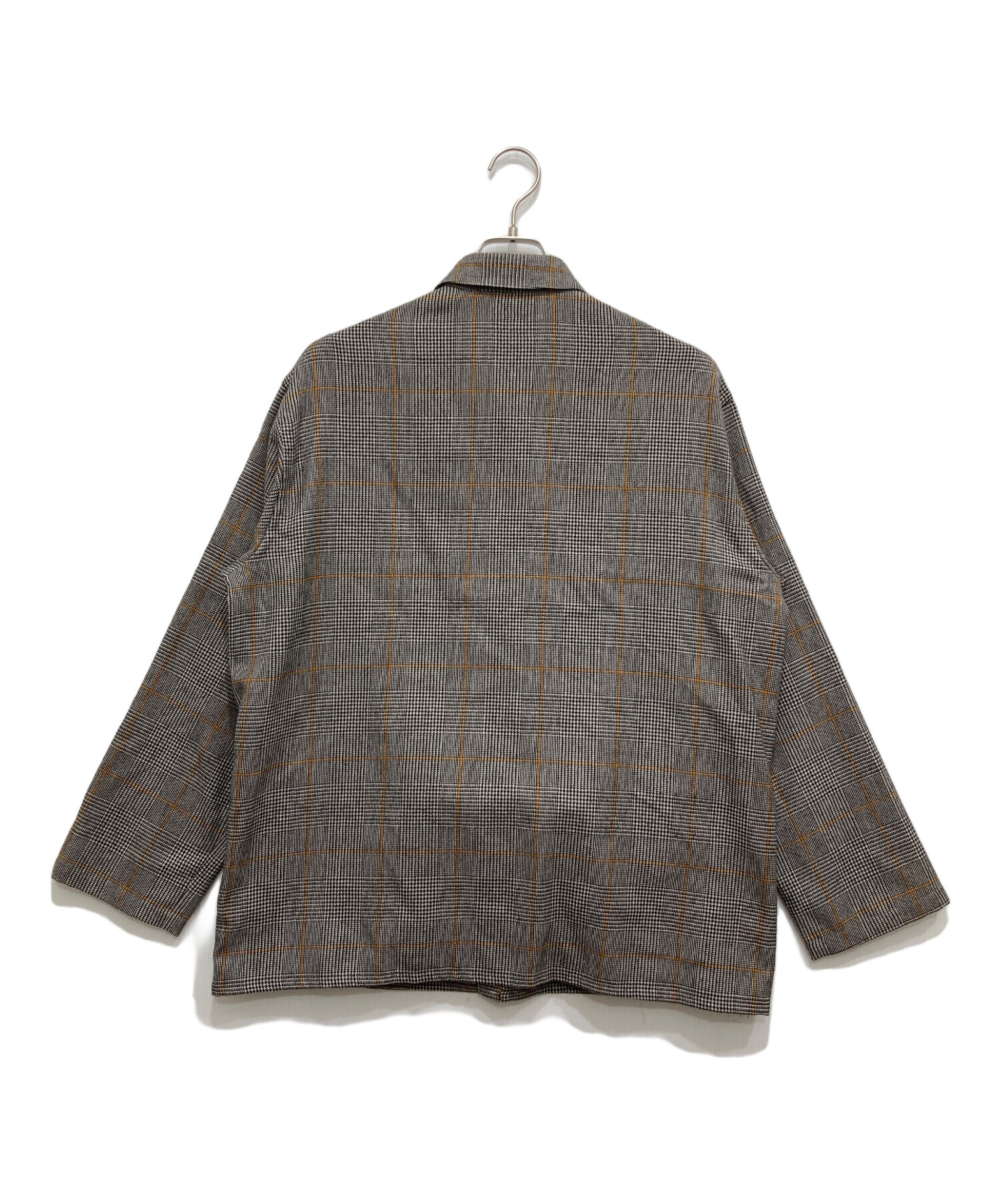 Graphpaper グラフペーパー Glencheck Wool Cook Pants ウールコックパンツ GM184-40507 サイズF グレー　FK Graphpaper WOOL GLENCHECK セットアップブランド PANTS 中古
