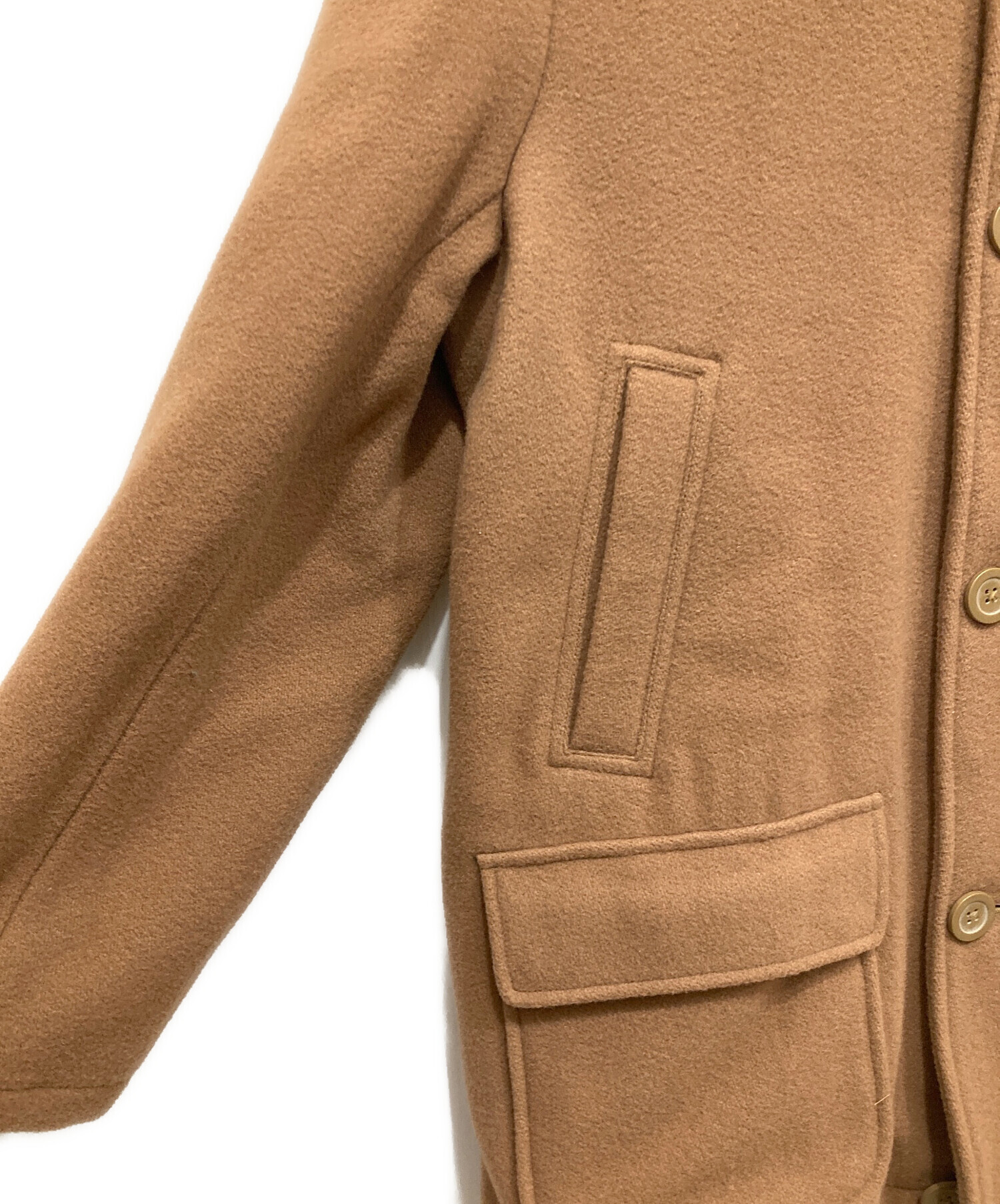 中古・古着通販】L.L.Bean (エルエルビーン) ウールコート ベージュ