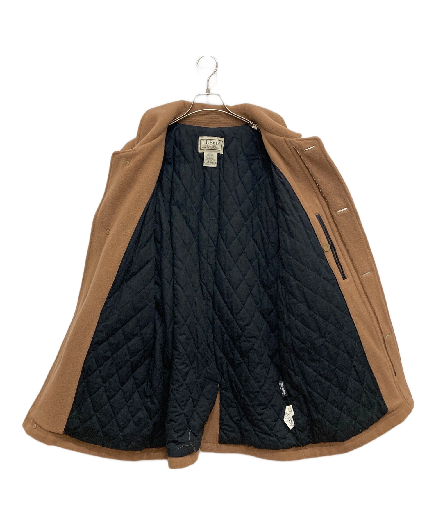 中古・古着通販】L.L.Bean (エルエルビーン) ウールコート ベージュ