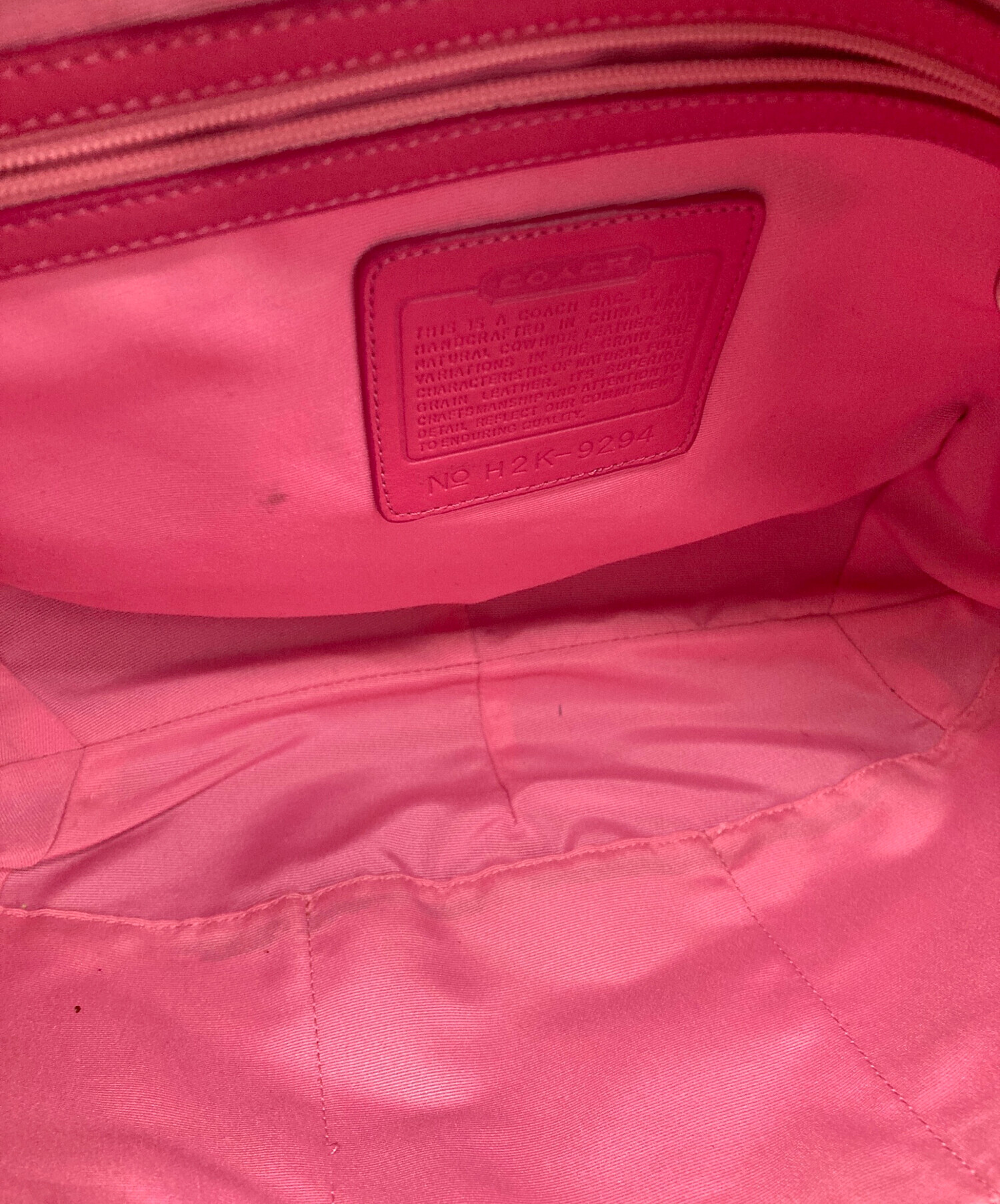 中古・古着通販】COACH (コーチ) ワンショルダーバッグ パープル