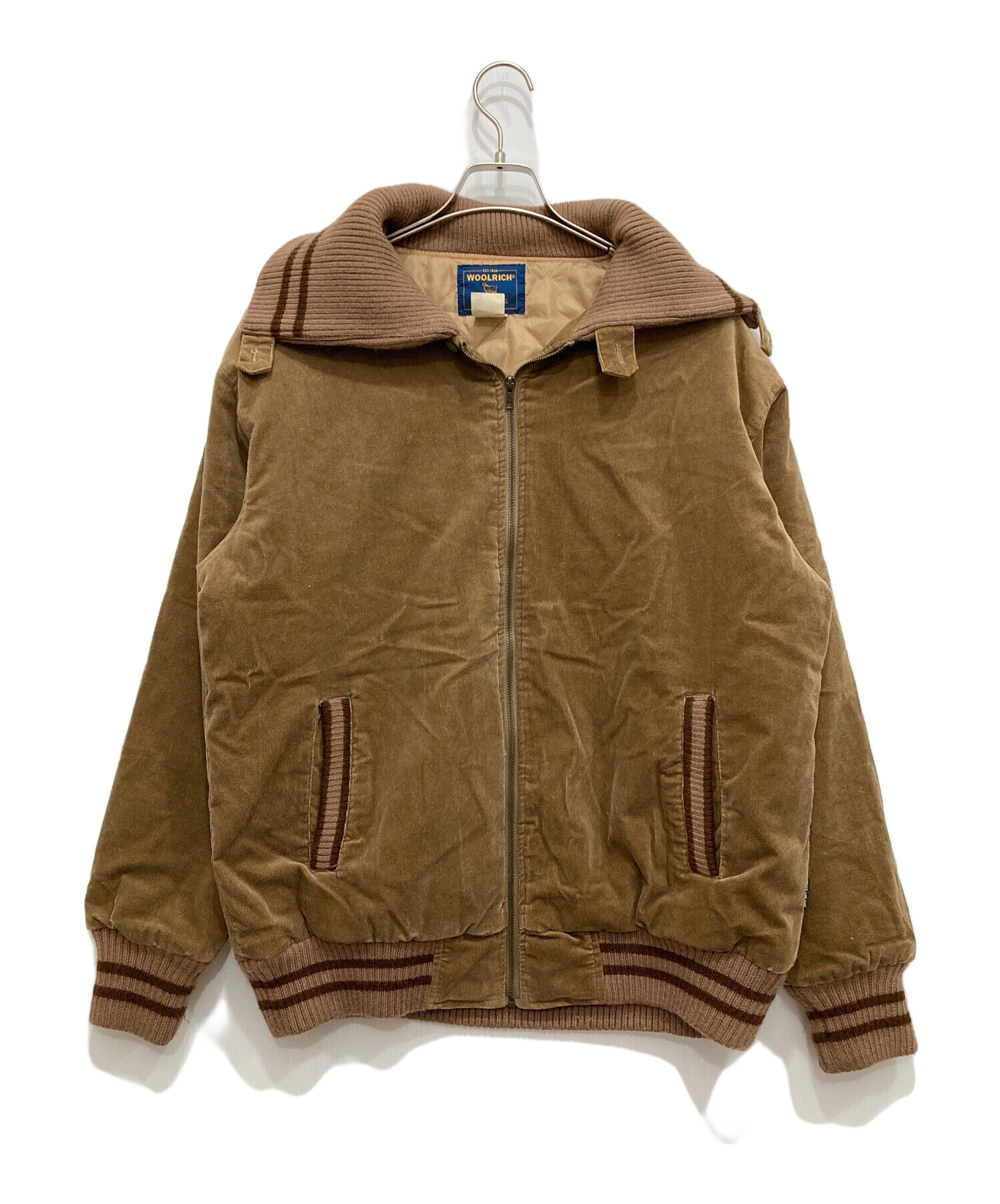 WOOLRICH ブラウン ジップアップジャケット 【公式通販】 WOOLRICH ブラウン ジップアップジャケット 【公式通販】