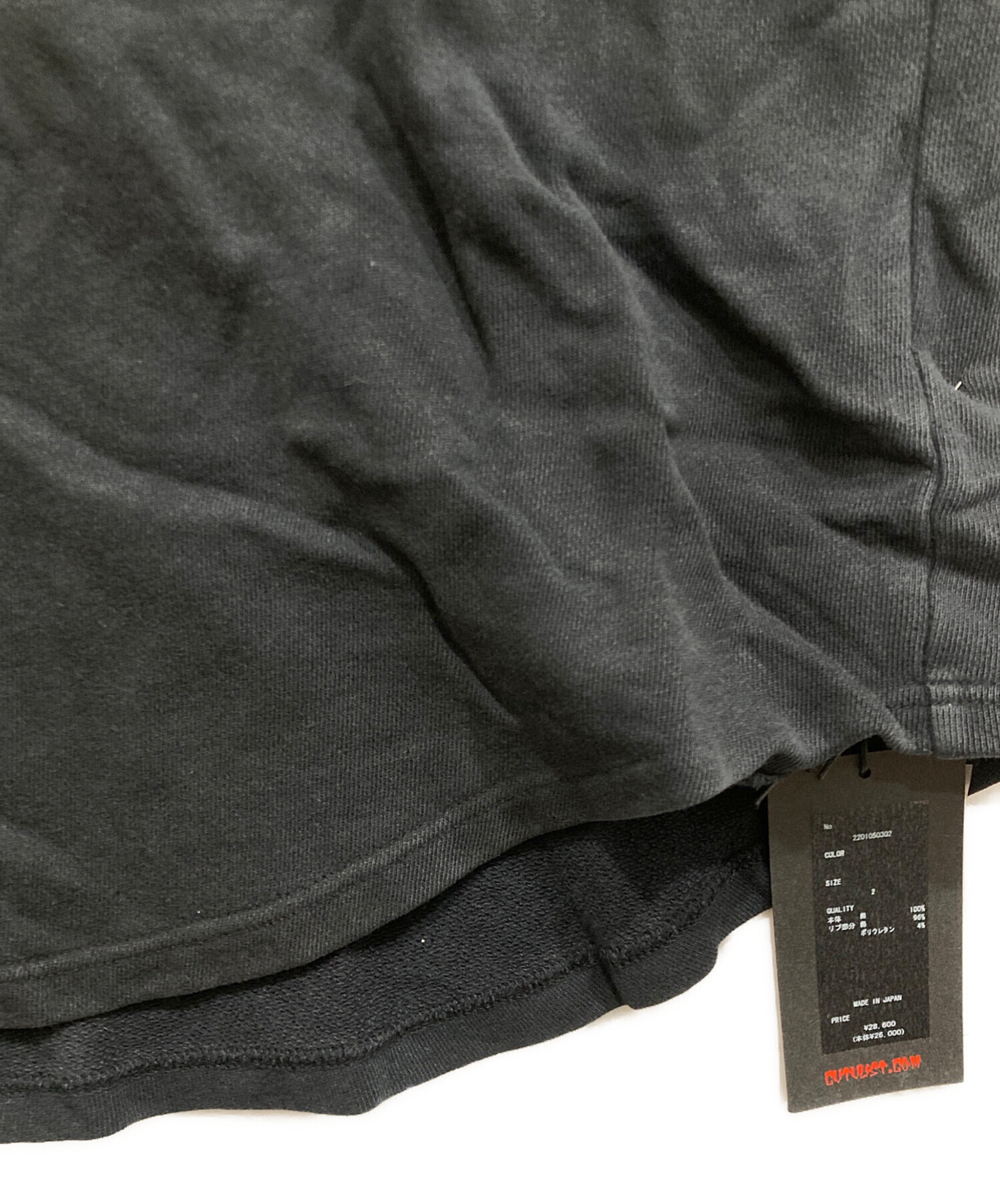 中古・古着通販】CVTVLIST (カタリスト) S/S SWEAT SHIRT ブラック