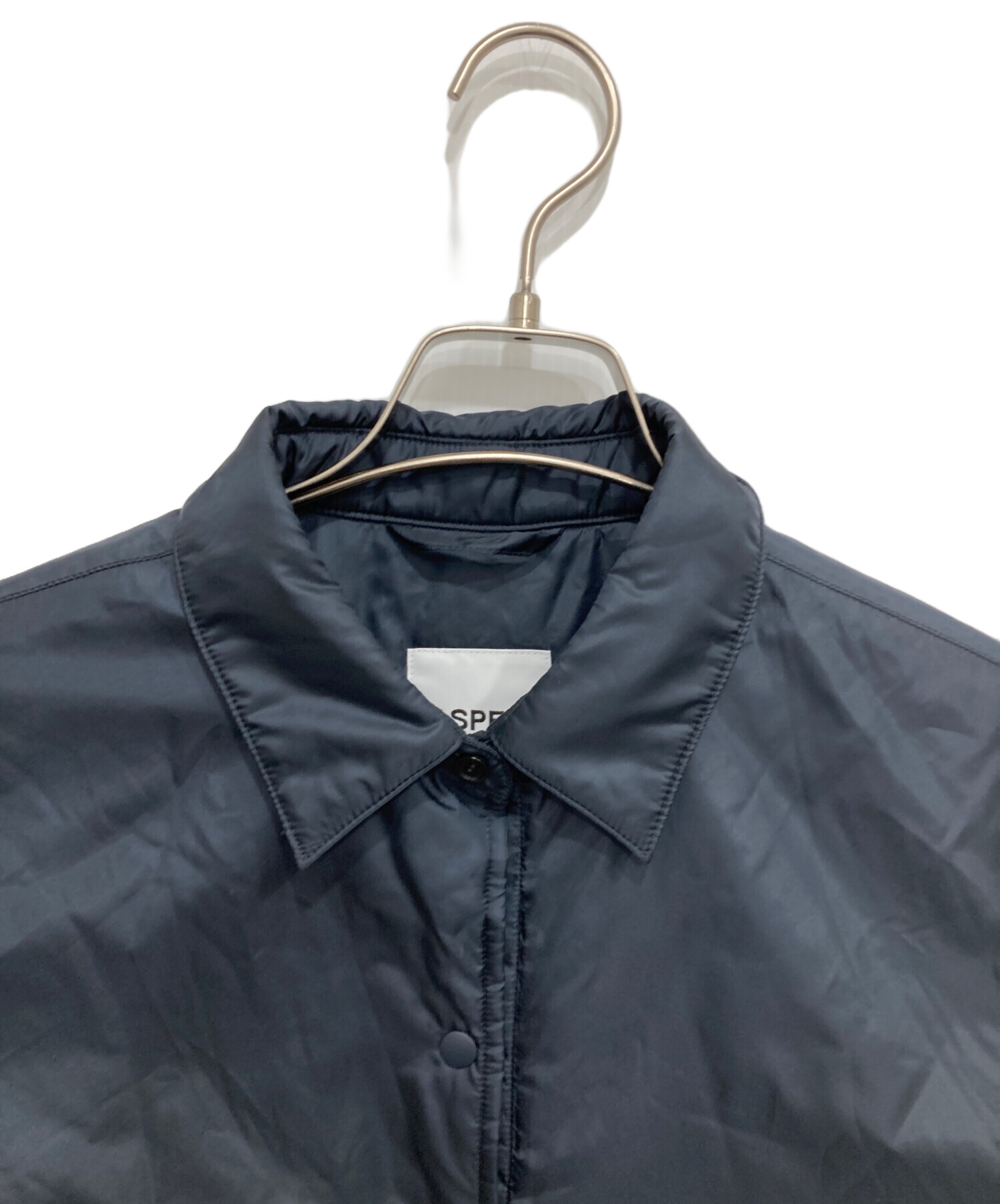 ASPESI ネイビー ナイロンジャケット フード取り外し可能 中古・古着通販】ASPESI (アスペジ) ナイロンジャケット ネイビー