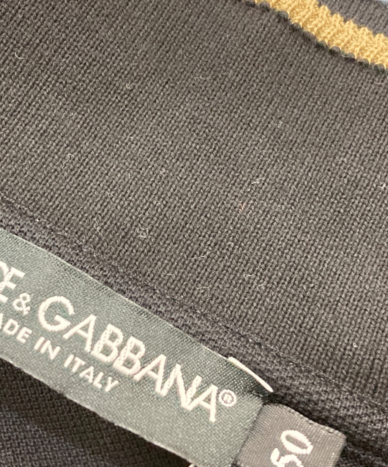 DOLCE & GABBANA ブラックポロシャツ 中古・古着通販】DOLCE & GABBANA (ドルチェ＆ガッバーナ) 刺繍