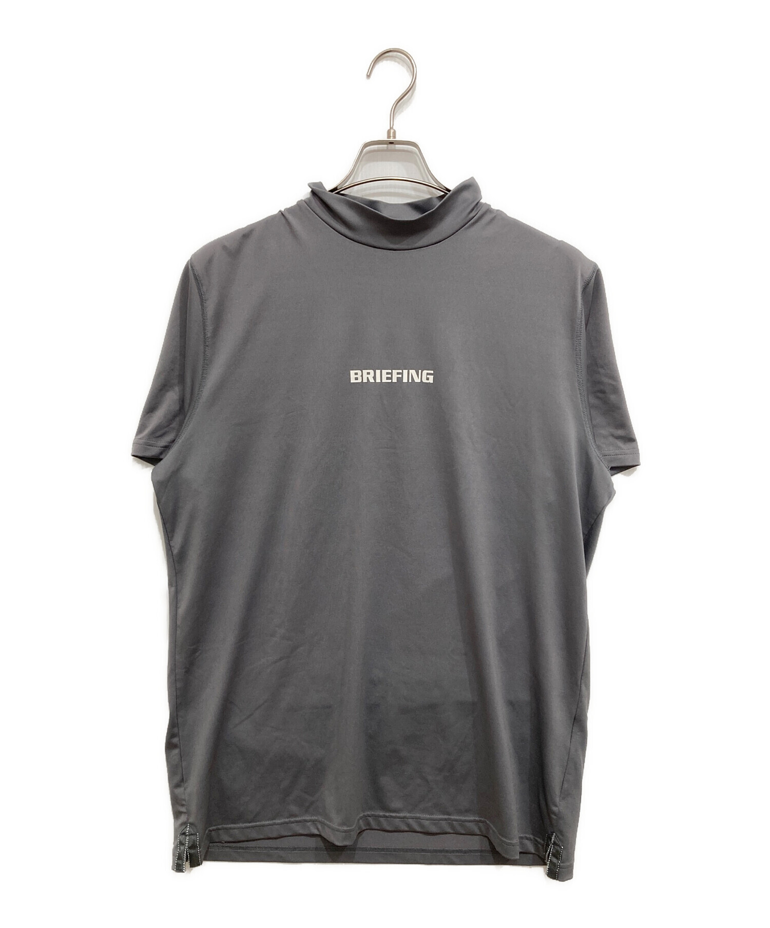 BRIEFING ブリーフィング ハイネック ストレッチ ジャージー Tシャツ 中古・古着通販】BRIEFING (ブリーフィング) ハイネック ストレッチ