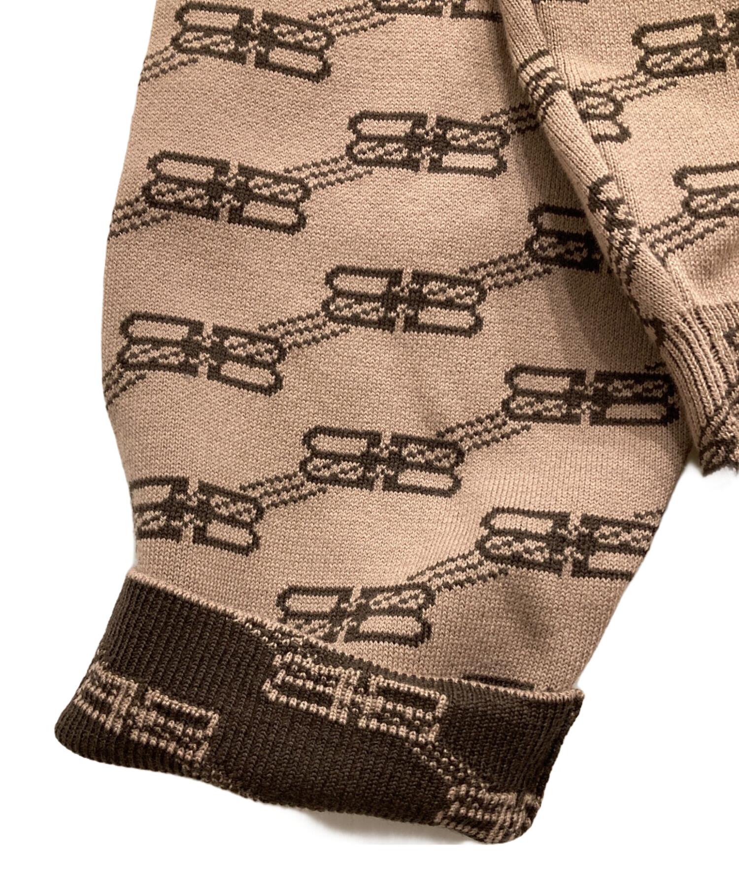 中古・古着通販】BALENCIAGA (バレンシアガ) BBロゴ総柄ニット