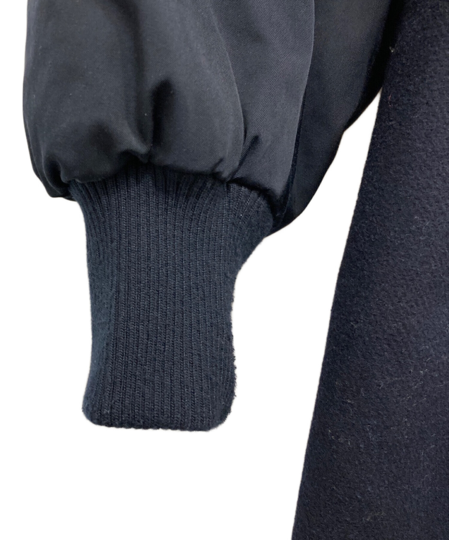 ザラ　ネイビー ロングコート ma1 マッチングボンバーコート 中古・古着通販】ZARA (ザラ) マッチングボンバーコート ネイビー
