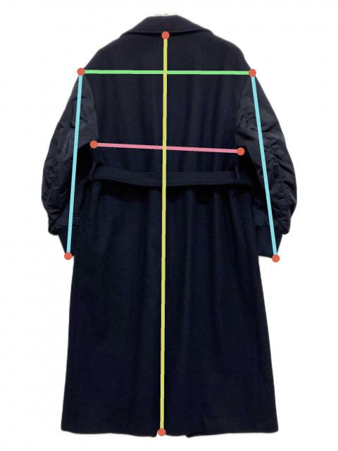 中古・古着通販】ZARA (ザラ) マッチングボンバーコート ネイビー