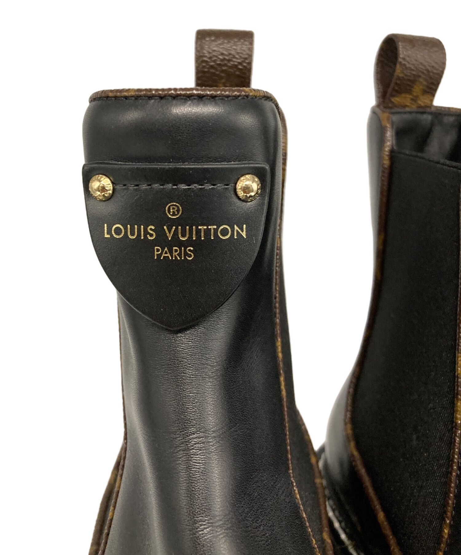 Louis Vuitton サイドゴアブーツ 中古・古着通販】LOUIS VUITTON (ルイ ヴィトン) サイドゴアブーツ