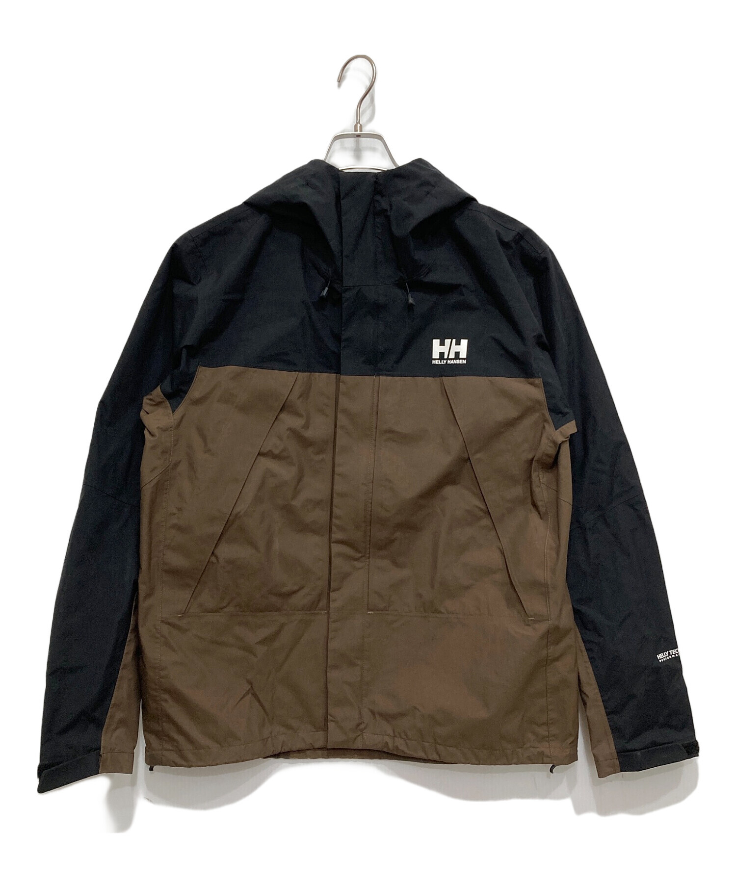 【ヴィンテージ】古着 ジャケット ヘリンボーン ブラウン カーキ 青 レトロ 中古・古着通販】HELLY HANSEN (ヘリーハンセン) スカンザライト