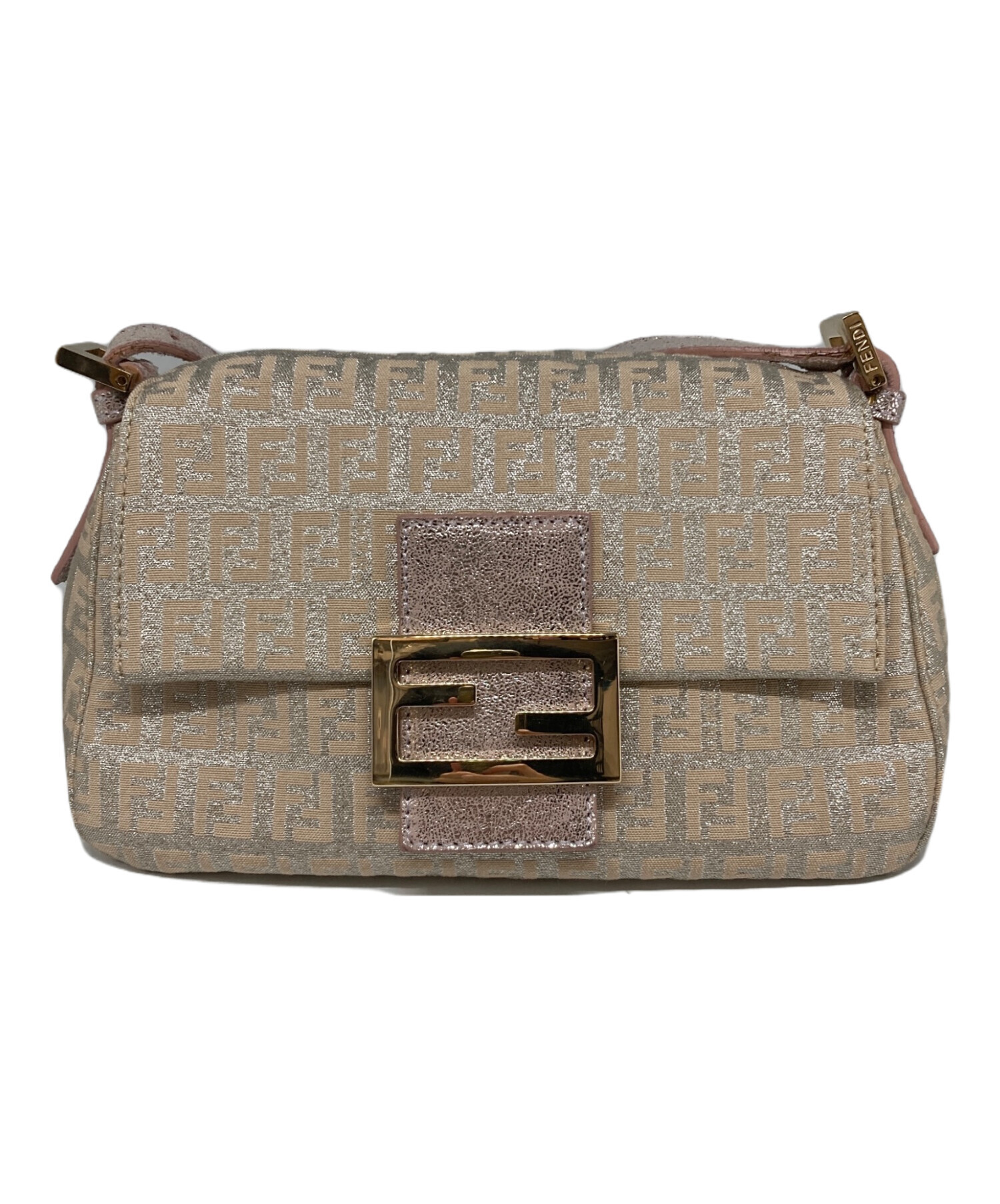 FENDI フェンディ ズッキーノ柄 マンマバケット ワンショルダーバッグ 