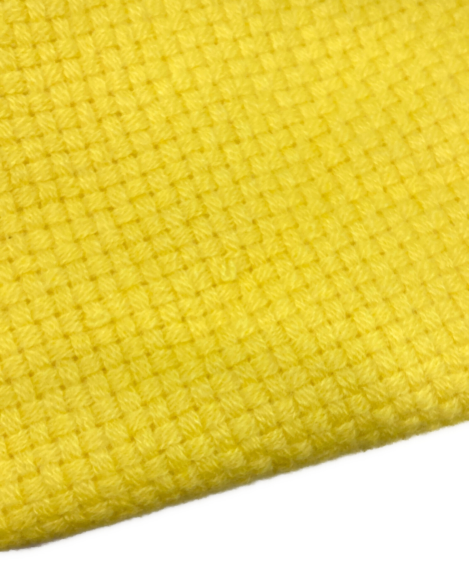 アソースメレ　イエロー　ストール 中古・古着通販】ASAUCE MELER (アソースメレ) カシミヤストール