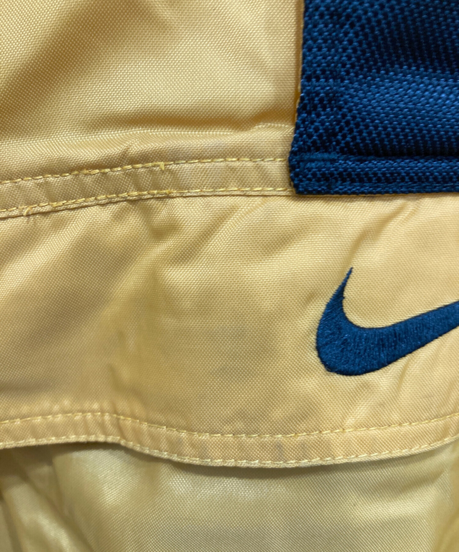 中古・古着通販】NIKE (ナイキ) アノラックパーカー イエロー サイズ:L