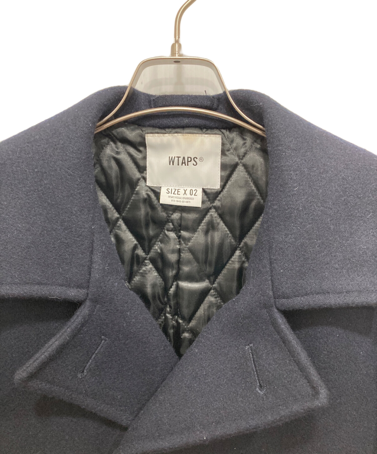 中古・古着通販】WTAPS (ダブルタップス) BLACKWATCH COAT ネイビー