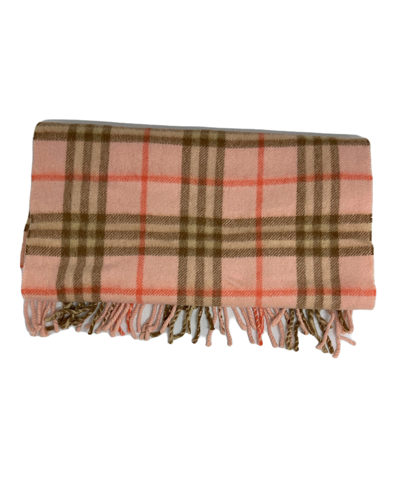 Burberry's ピンク カシミヤ マフラー BURBERRY 【公式通販】