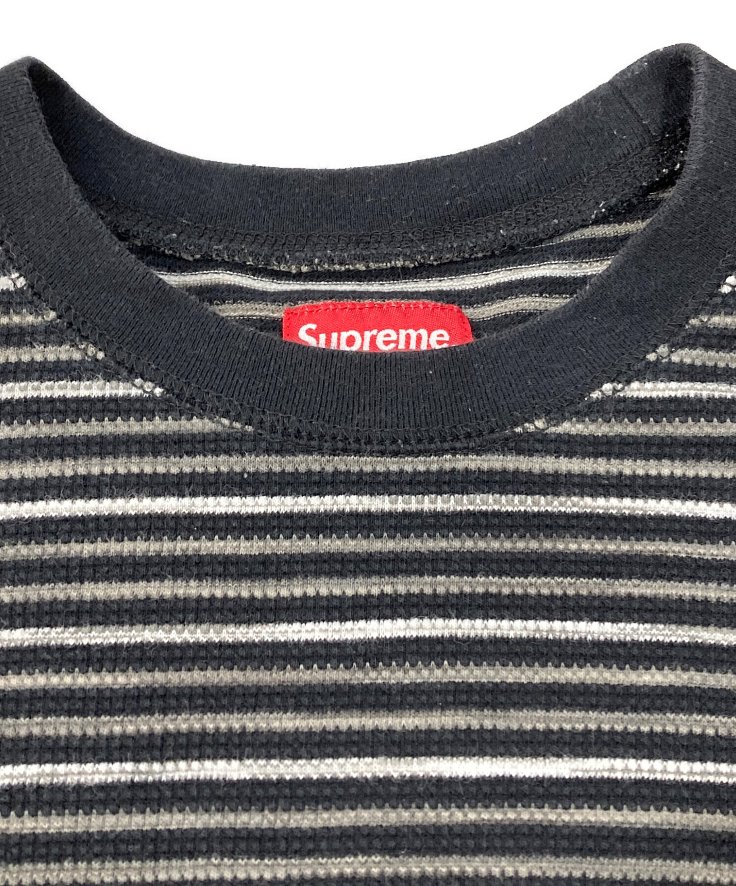 中古・古着通販】SUPREME (シュプリーム) Stripe Thermal S/S TOP