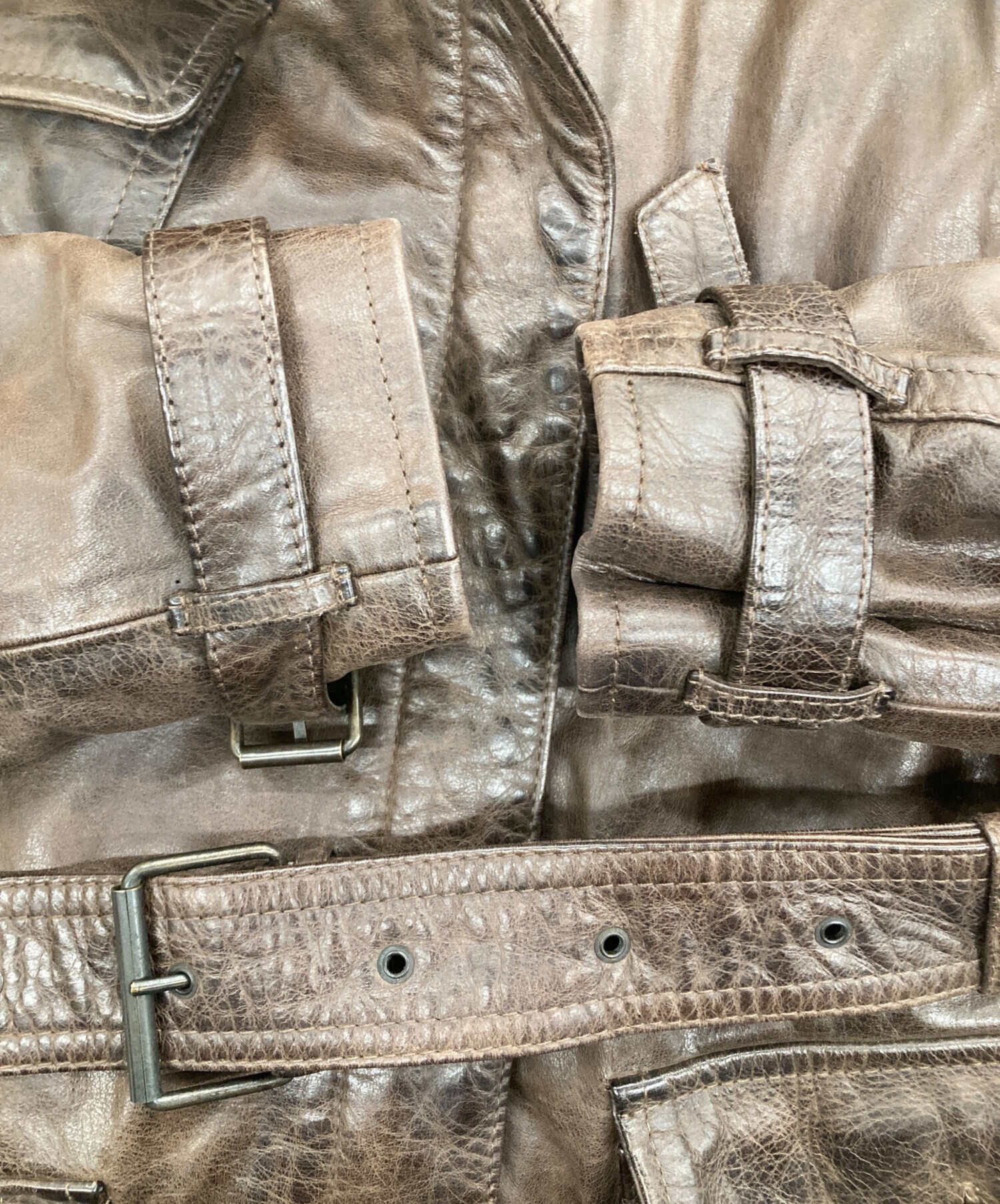 ☆BELSTAFF ベルスタッフ レディース レザージャケット ベージュ/42 ☆BELSTAFF ベルスタッフ レディース レザージャケット ベージュ/42