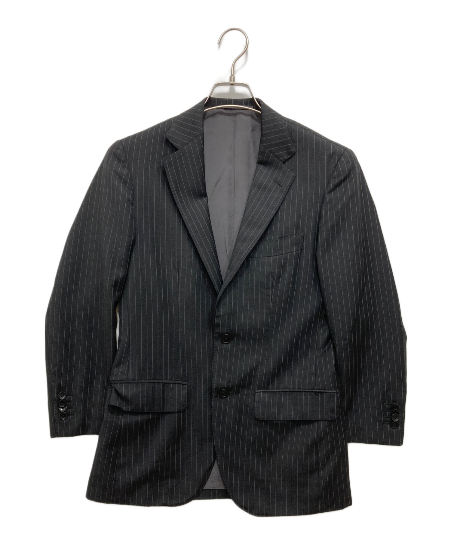 EDIFICE　エディフィス　セットアップ　スーツ　定価44000円 中古・古着通販】EDIFICE (エディフィス) セットアップスーツ ブラック