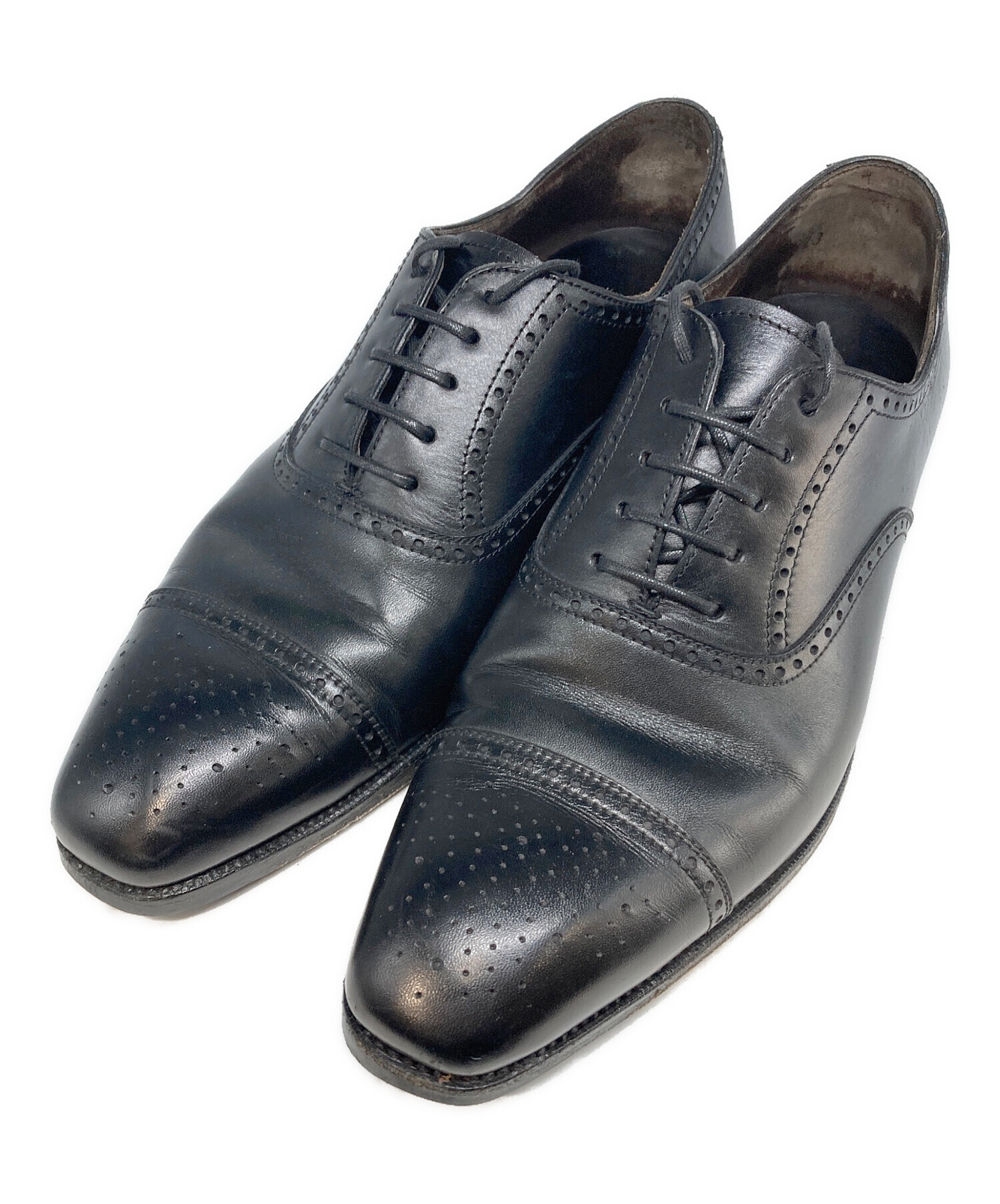 CARMINA カルミナ ビジネス・ドレスシューズ メンズ 【古着】【中古】 中古・古着通販】CARMINA (カルミナ) レザーシューズ ブラック サイズ