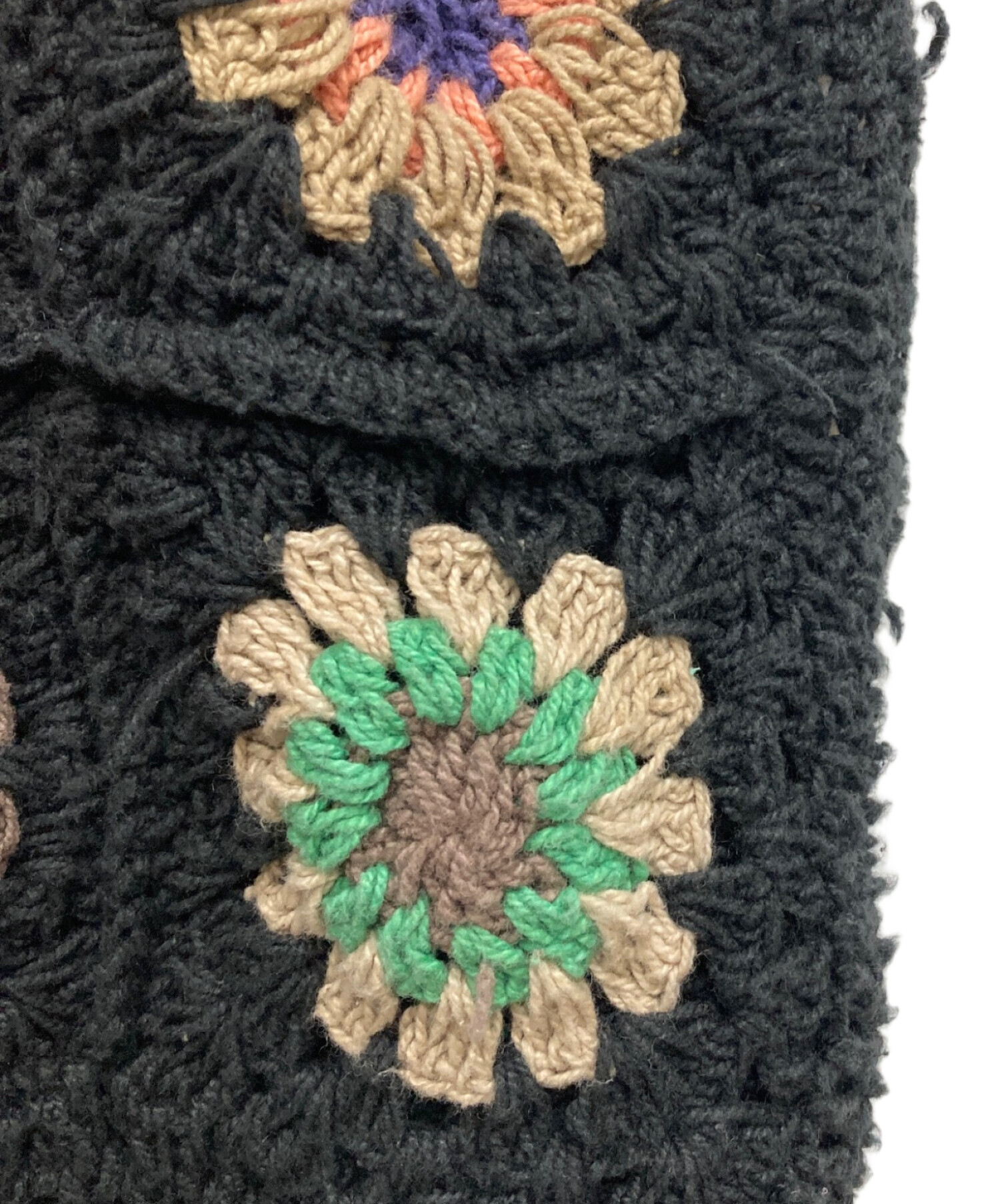 mcmachan woolen クロシェニットカーディガン 中古・古着通販】mcmachan woolen (マクマーンウーレン) クロシェ