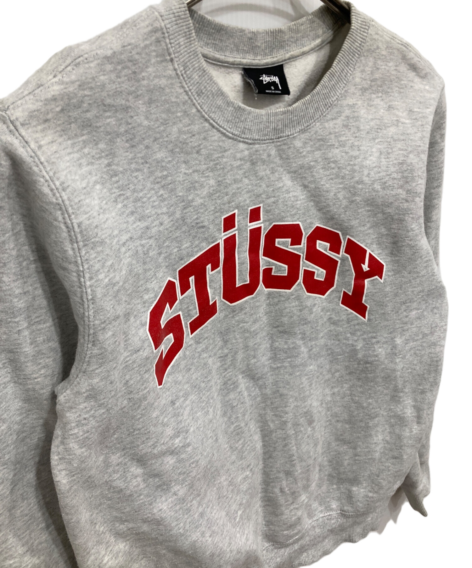 中古・古着通販】stussy (ステューシー) ロゴスウェット グレー サイズ