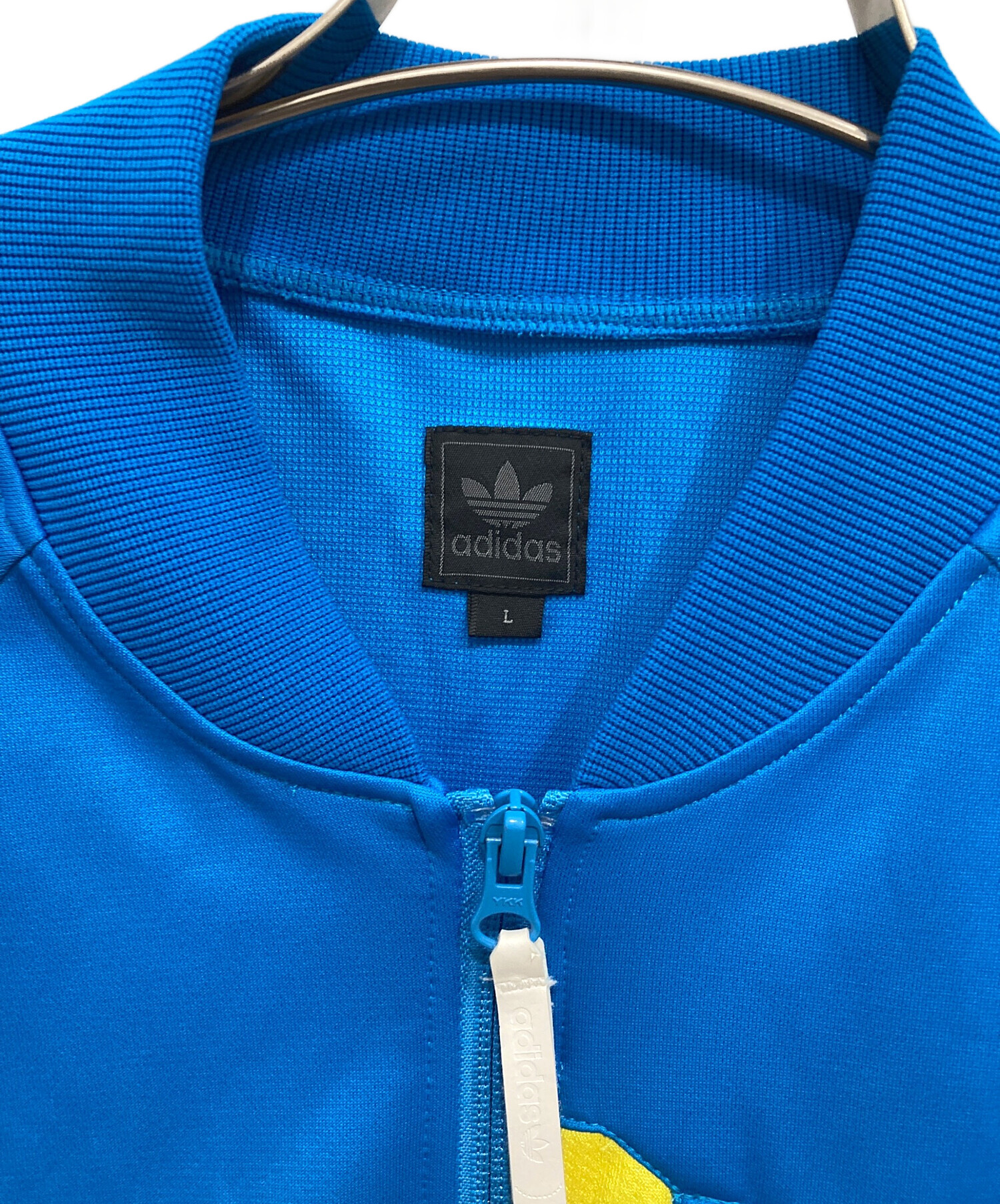 中古・古着通販】adidas (アディダス) トラックジャケット スカイ