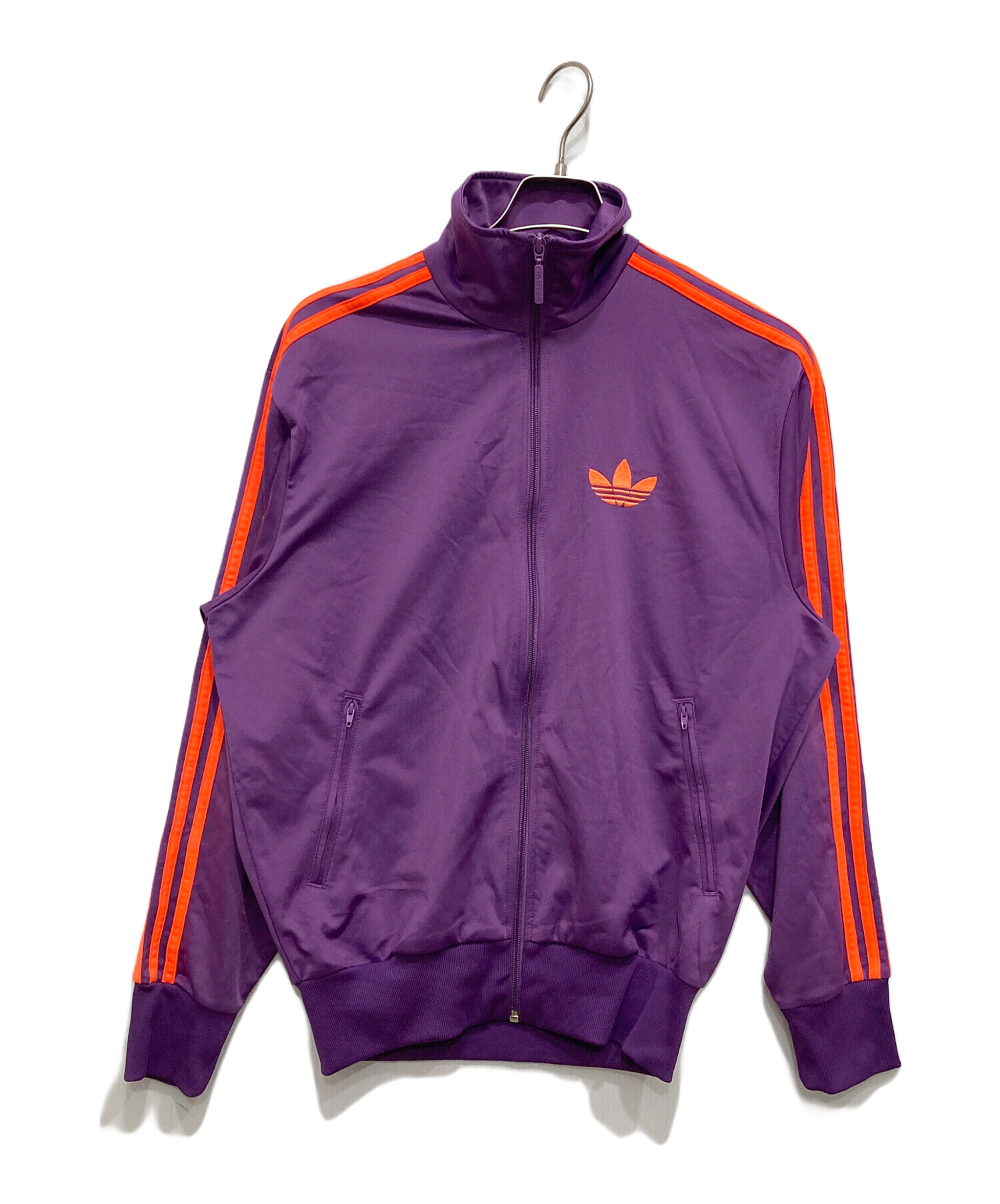 adidas トラックジャケット ボルドー パープル 系 M トレフォイル 中古・古着通販】adidas Originals (アディダスオリジナル) トラック